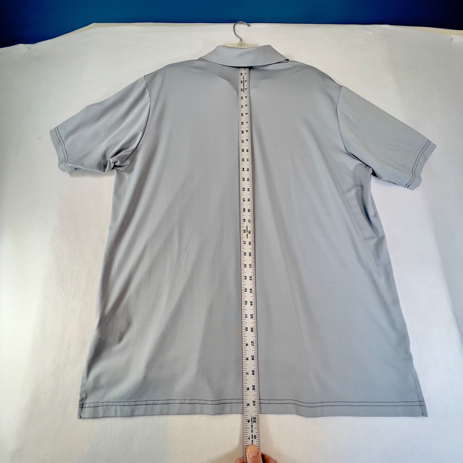Adidas Adidas XL Golf Shirt Performance Fabric Moisture Wick Grey Size US XL / EU 56 / 4 - 7 Thumbnail