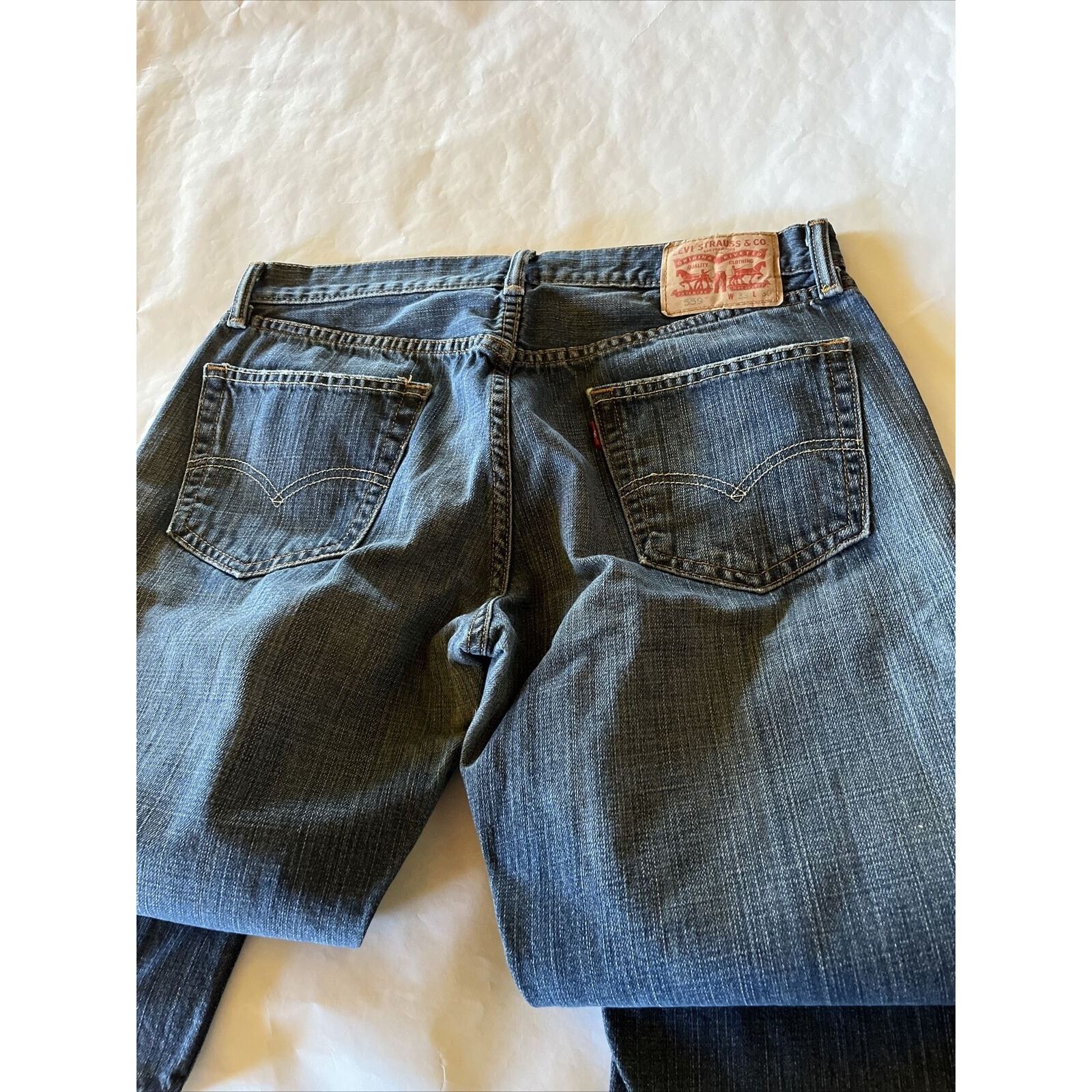 Levi's Levis 559 Jeans Men 33x30 Blue Relaxed Fit Denim Outdoor Y2k Size US 33 - 11 Thumbnail