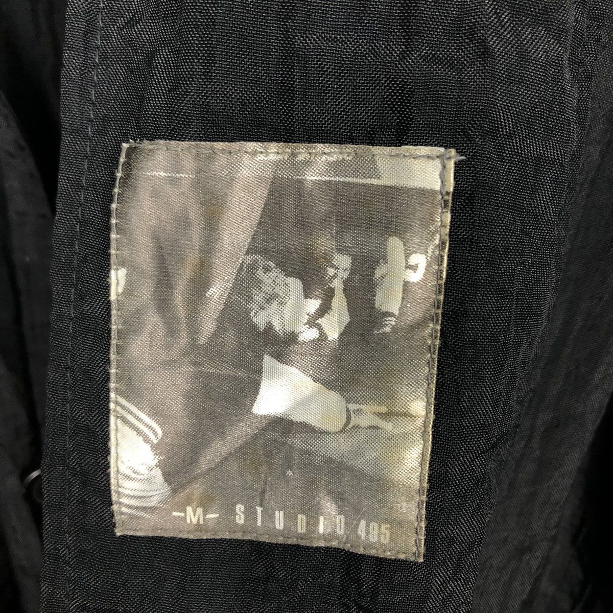Japanese Brand 📌Rich Black Vintage Long Jacket Studio/495 Issey Miyake Size US M / EU 48-50 / 2 - 18 Thumbnail