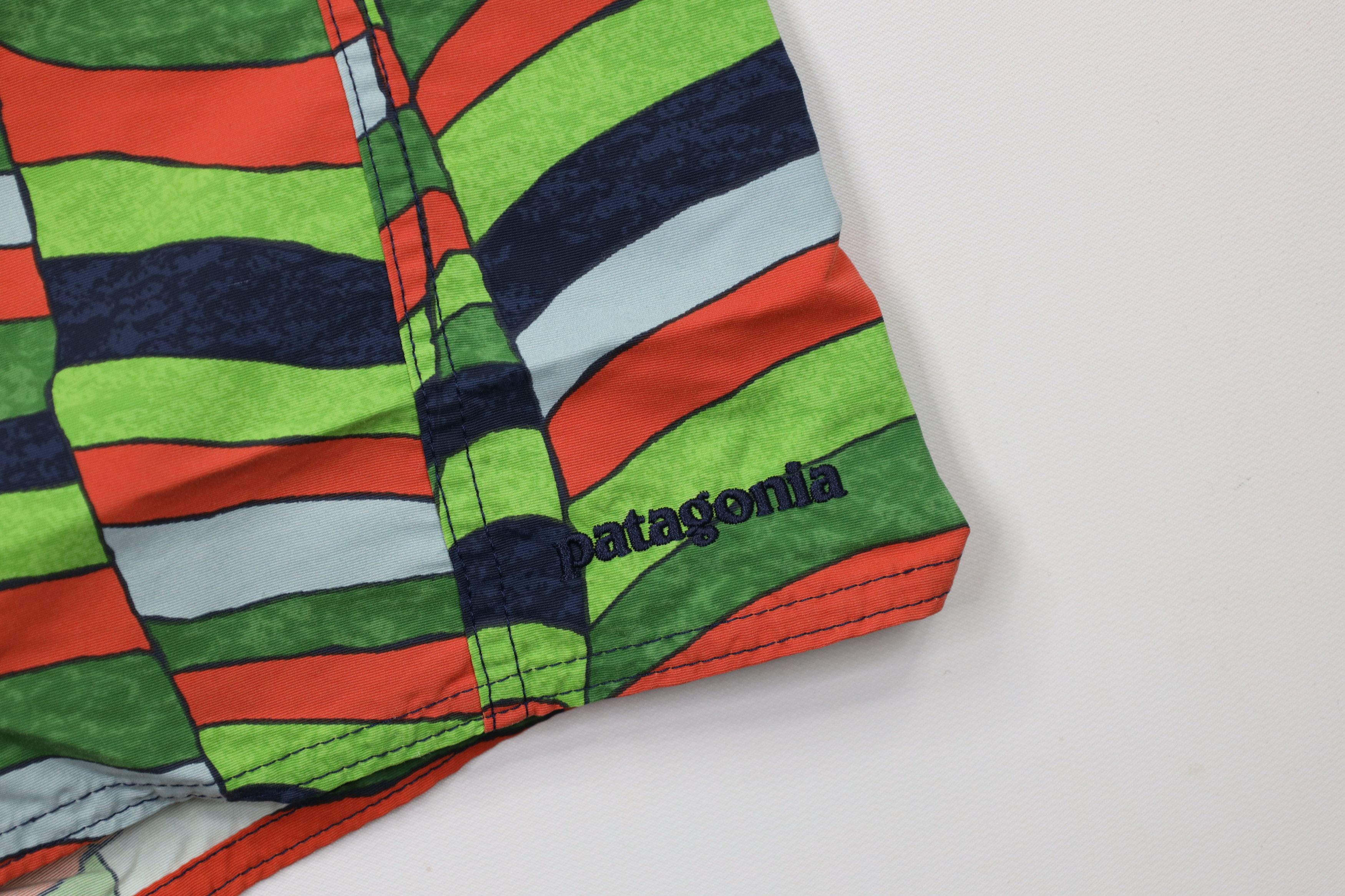 Patagonia Patagonia Board Shorts Baggies Swim Trunks Rainbow Striped Size US 35 - 5 Thumbnail
