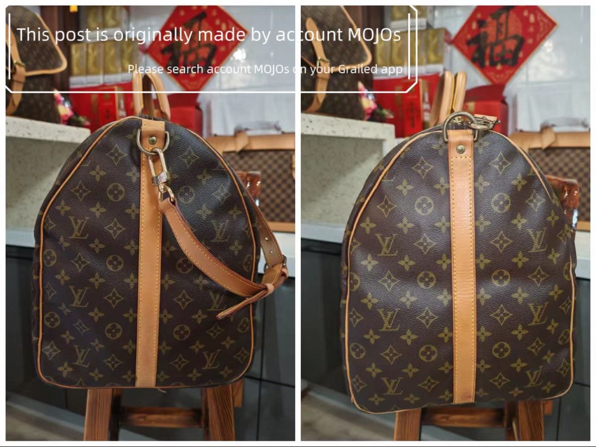 Louis Vuitton Louis Vuitton Keepall 60 Monogram Duffle Bag mojos3371 Size ONE SIZE - 6 Thumbnail