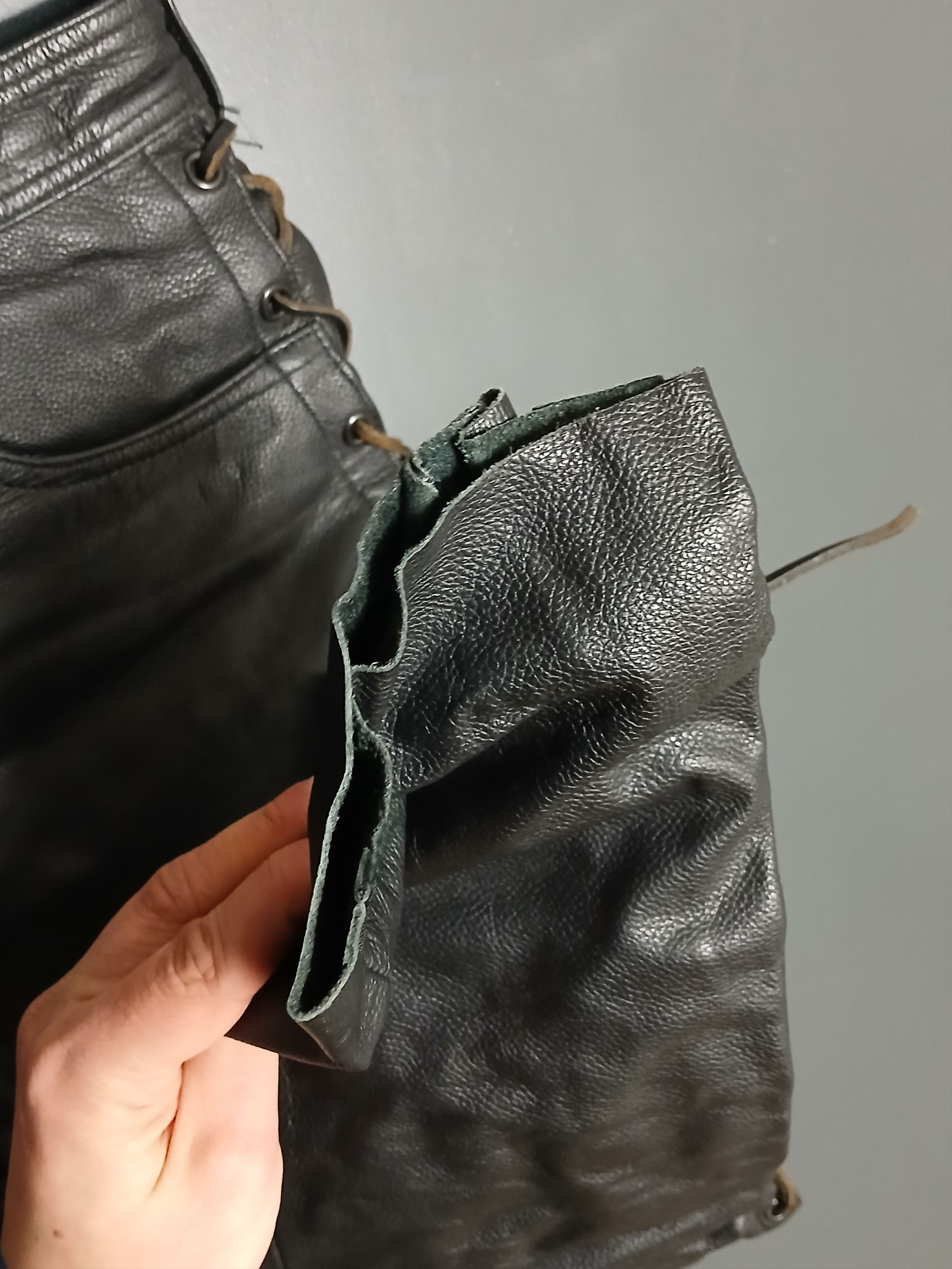 Leather Vintage Takai Leather Pants Size US 38 / EU 54 - 11 Thumbnail