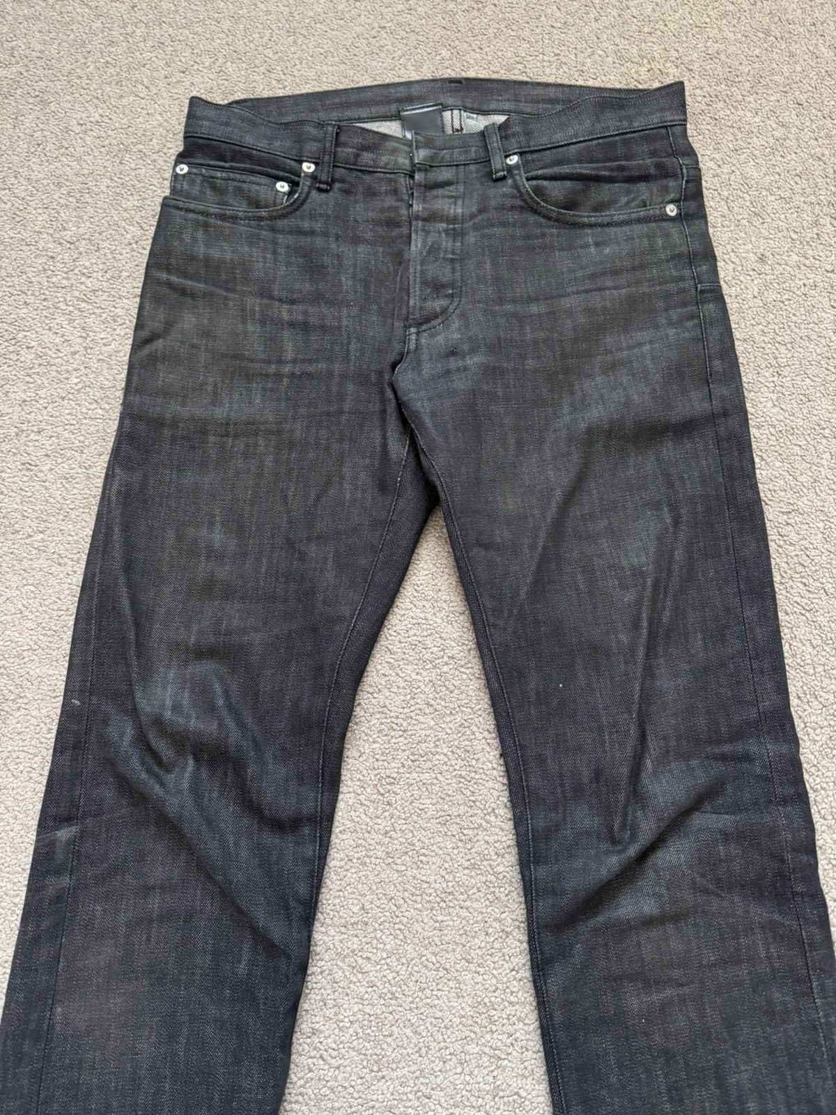 Dior × Hedi Slimane Dior Homme by Hedi Slimane Black Raw Denim 