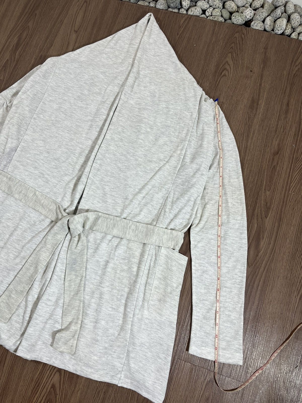 Tete Homme Tête Homme Robe Kimono Cardigan – Light Grey Wrap Belted Size US M / EU 48-50 / 2 - 14 Thumbnail
