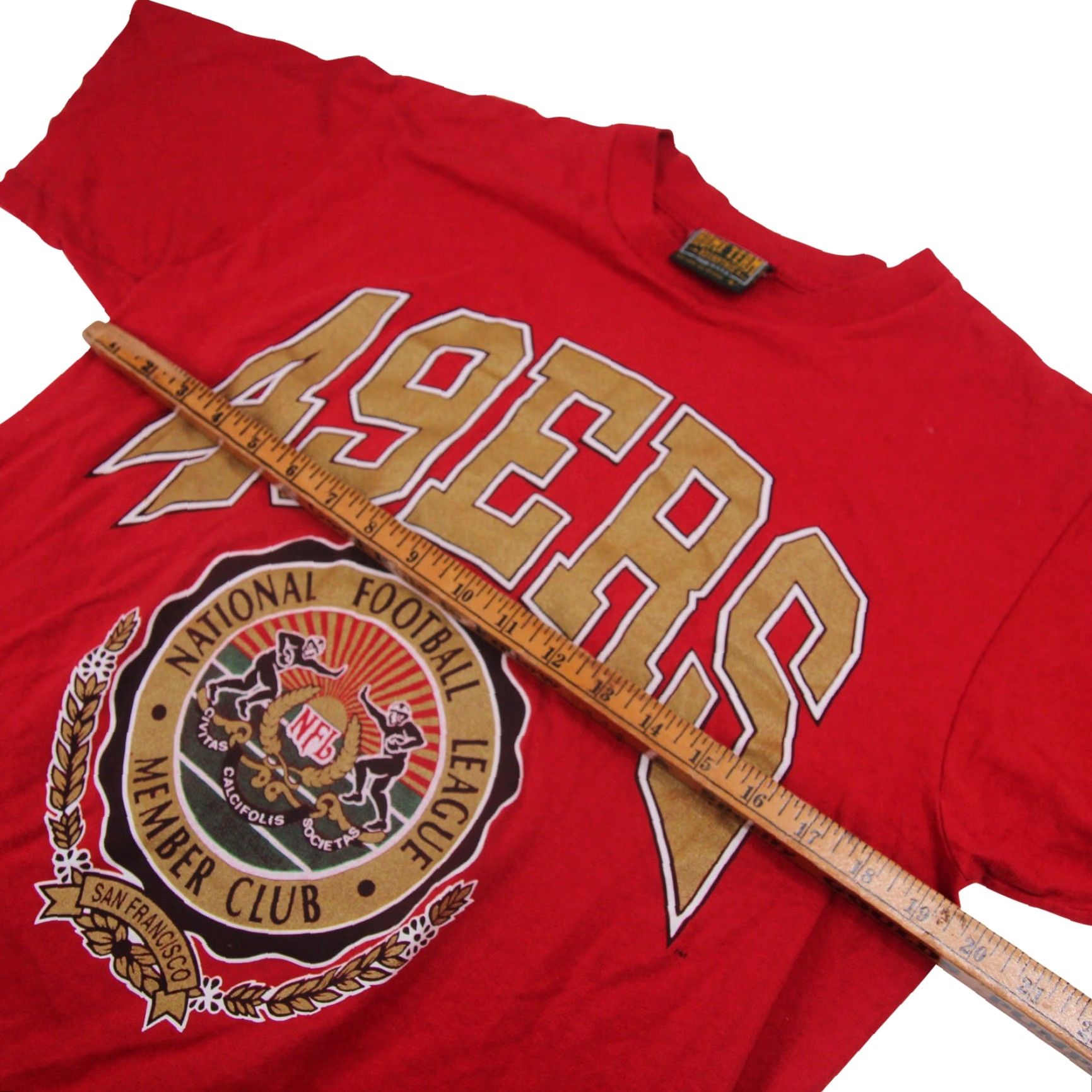 Vintage VINTAGE San Francisco 49ers Home Team Advantage T Shirt Mens Large Red Graphic Size US L / EU 52-54 / 3 - 6 Thumbnail