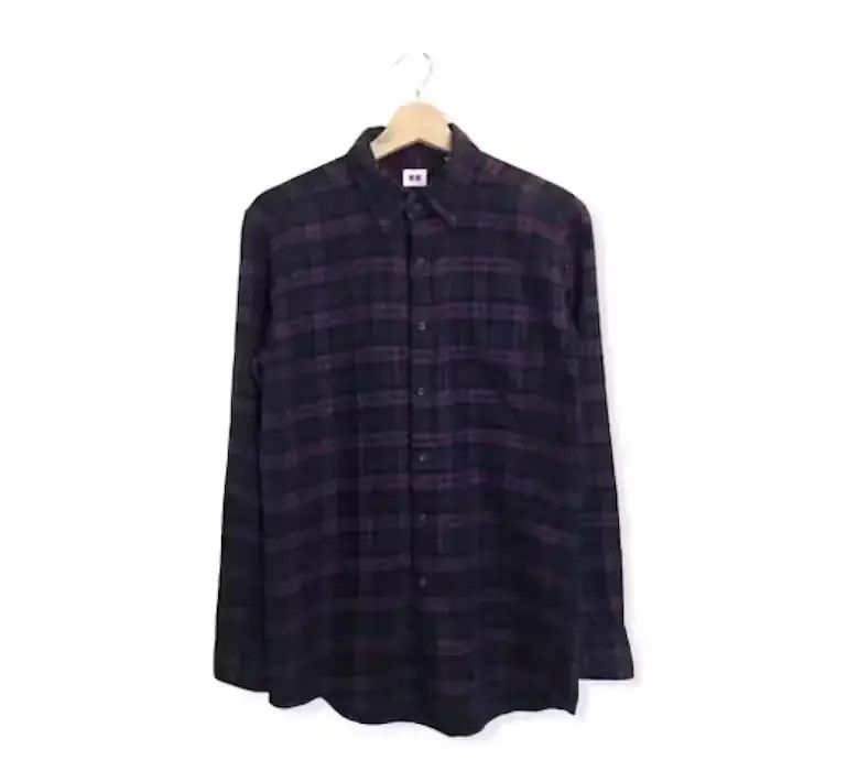 Flannel Japanese Brand Uniqlo Plaid Tartan Flannel Shirt Button Up Size US S / EU 44-46 / 1 - 1 Thumbnail