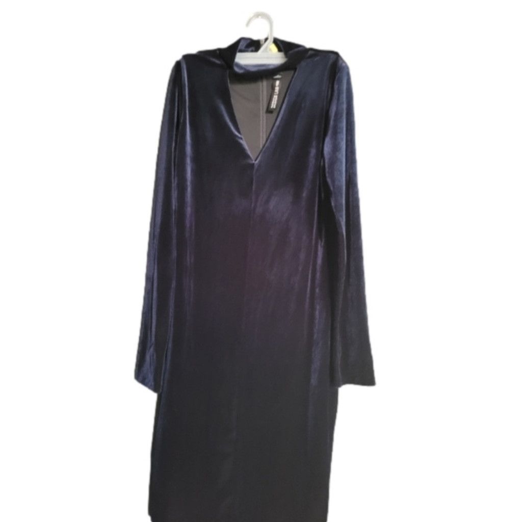 Lord & Taylor Design Lab Lord and Taylor, dark blue , Velvet, Size M, Size L / US 10 / IT 46 - 1 Thumbnail