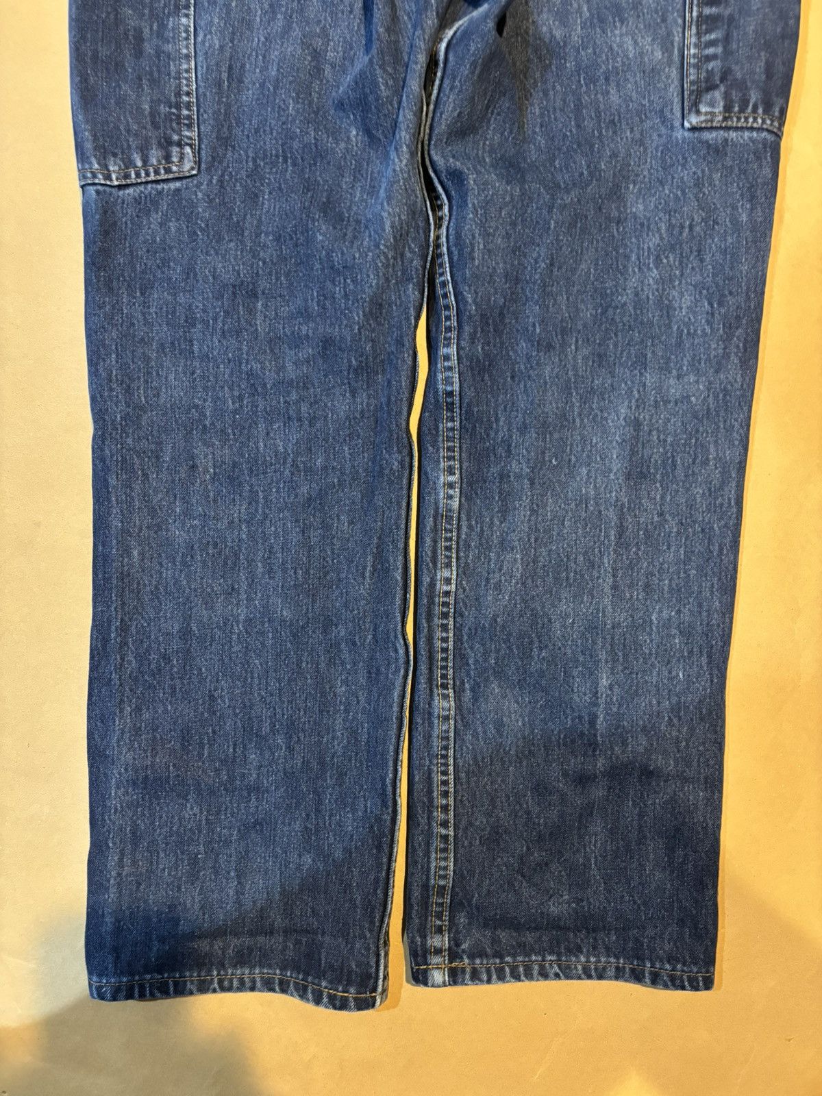 Carhartt Vintage Carhartt Men's Blue Relaxed Carpenter Jeans. Size US 32 / EU 48 - 7 Thumbnail