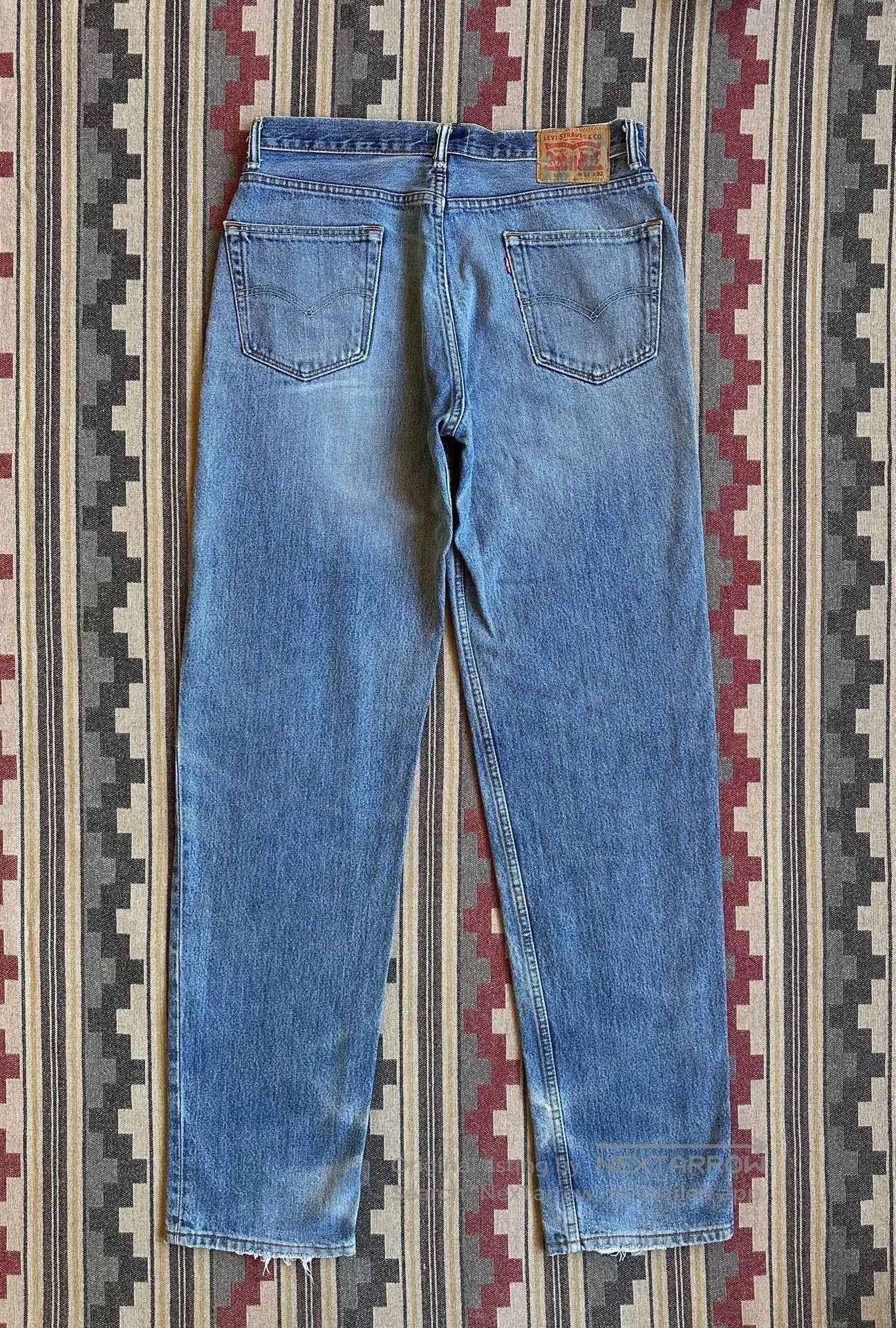 Levi's Blue Denim Jeans with Distressed Hem. Size US 30 / EU 46 - 2 Thumbnail