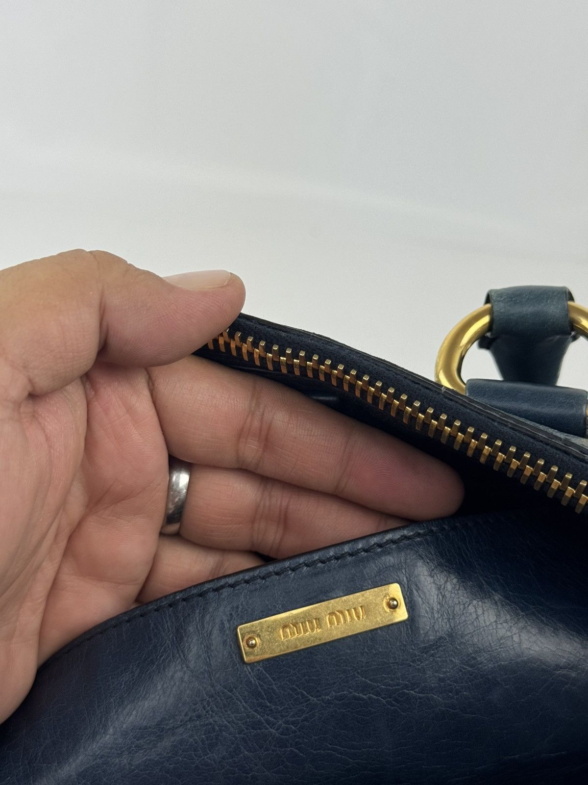 Miu Miu Miu Miu Vitello shine tote bag Size ONE SIZE - 7 Thumbnail