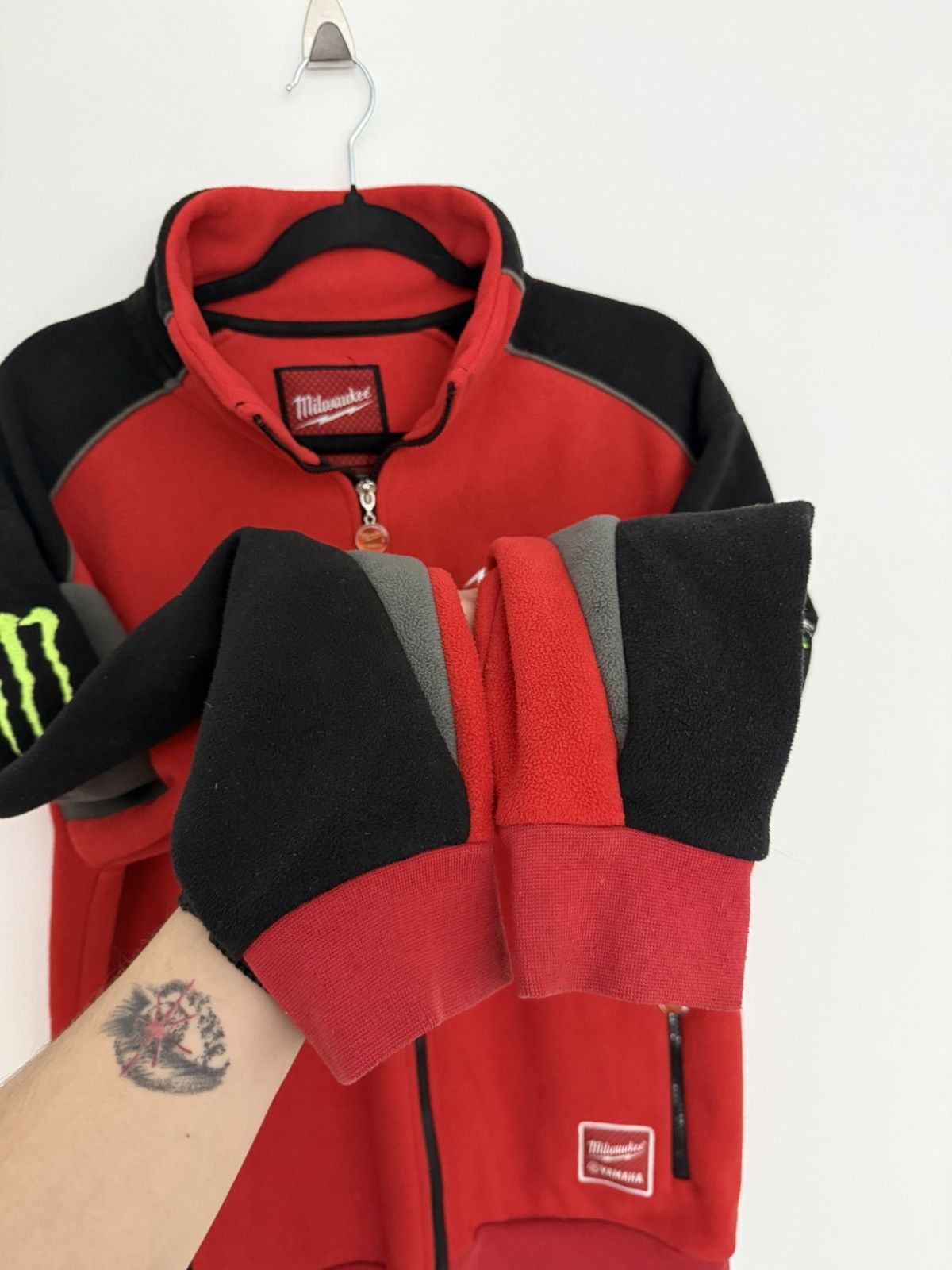 Yamaha Milwaukee Yamaha Monster Zip Racing Fleece Jacket Motocross Size US M / EU 48-50 / 2 - 6 Thumbnail