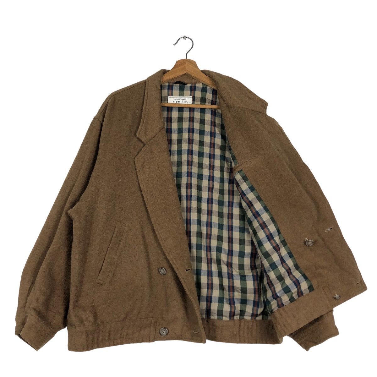 Issey Miyake 🔥Vintage Wool Jacket Memphis Japan Blanket Lining Size US L / EU 52-54 / 3 - 11 Thumbnail