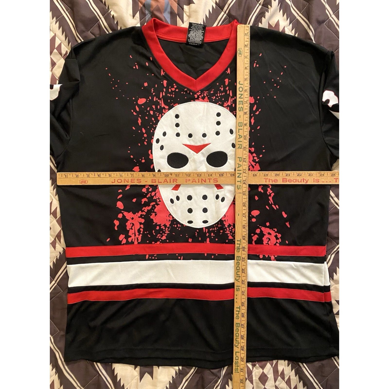 Vintage Friday The 13th Jason Voorhees Hockey Jersey Embroidered Men’s Size XL Size US XL / EU 56 / 4 - 3 Thumbnail