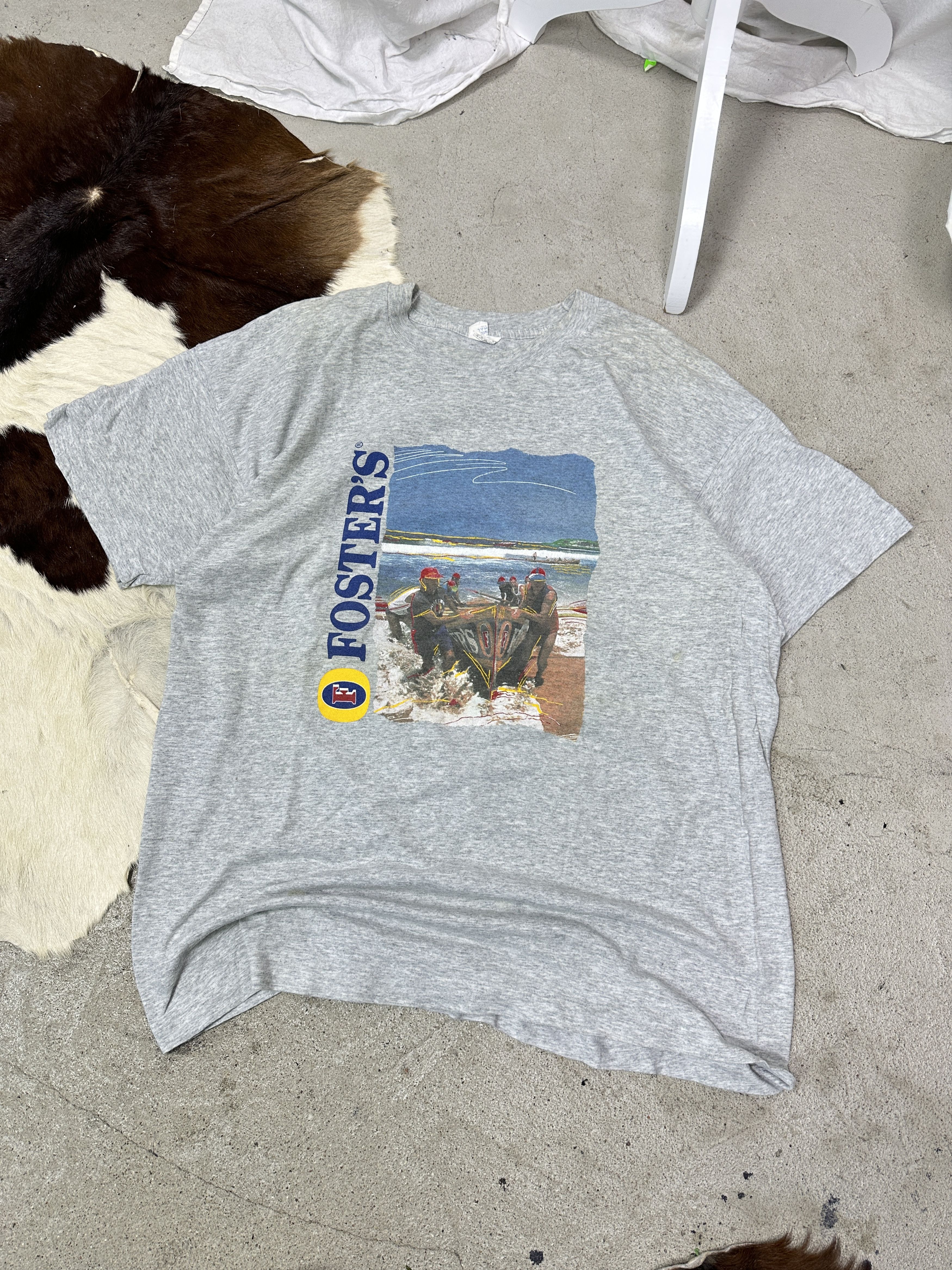 Vintage Vintage Streetwear Old School Foster’s Beer T-shirt 80s Size US XL / EU 56 / 4 - 1 Thumbnail