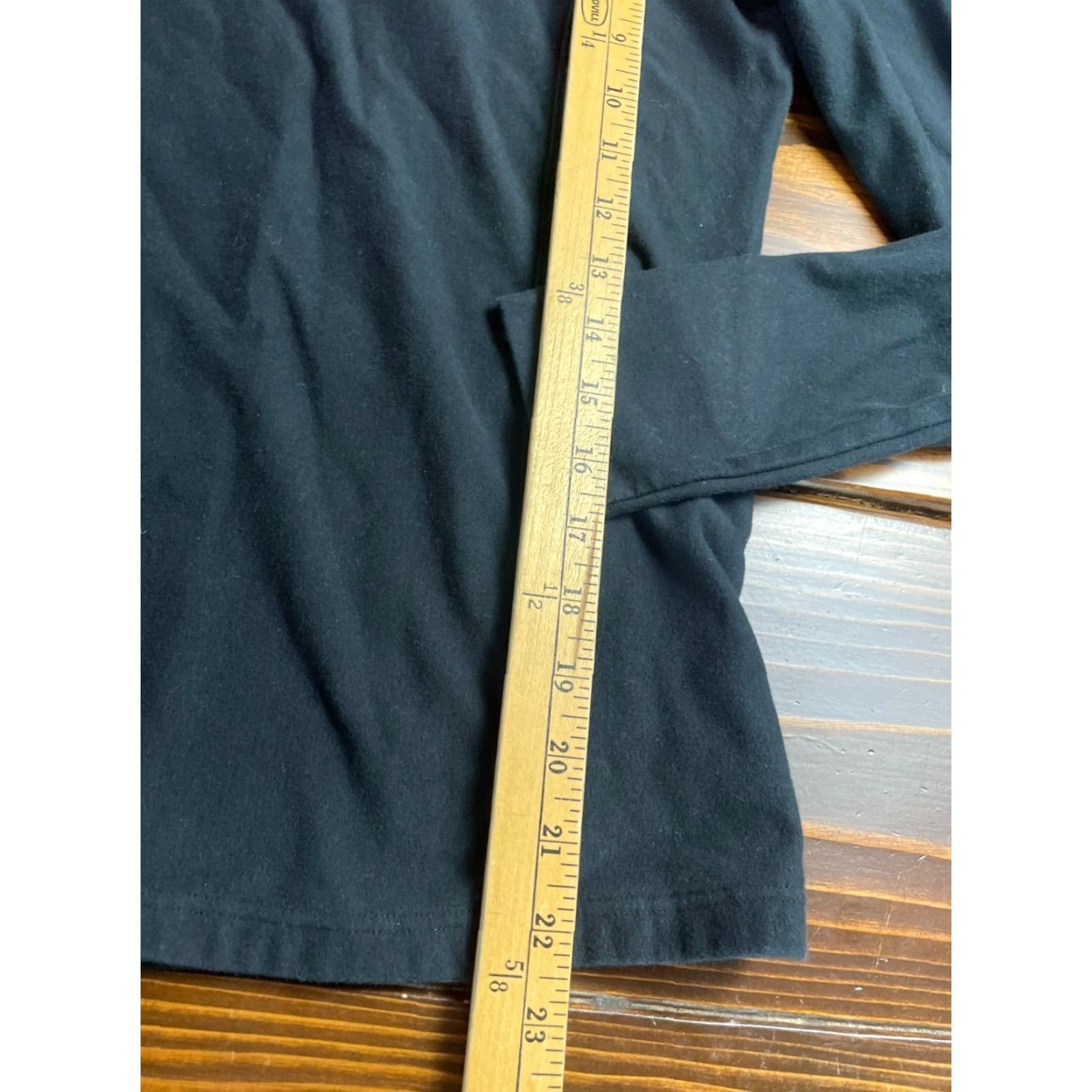 Vintage Ekouaer Shirt Women’s Size Medium Black Long Sleeve Round Neck Casual Modern Fall Spring Summer Regular Size M / US 6-8 / IT 42-44 - 5 Thumbnail