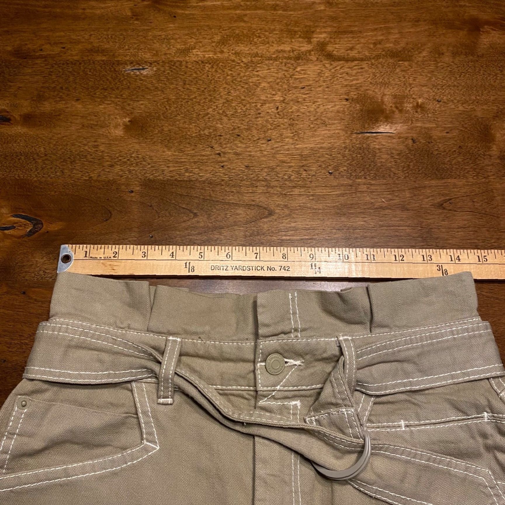 Zimmermann VINTAGE Zimmermann Skirt Womens 2 Brown Belted Shorts 18.5" Length Pockets Logo'ed Size 25" / US 0 / IT 36 - 5 Thumbnail