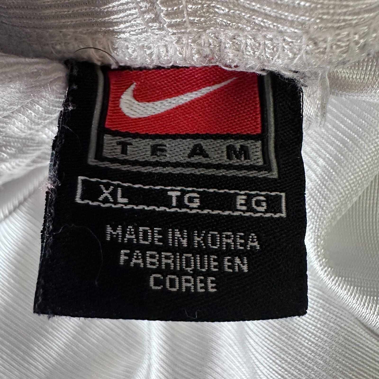 Nike VTG Nike Dazzle Basketball Shorts Men’s XL White Drawstring Size US 36 / EU 52 - 6 Thumbnail