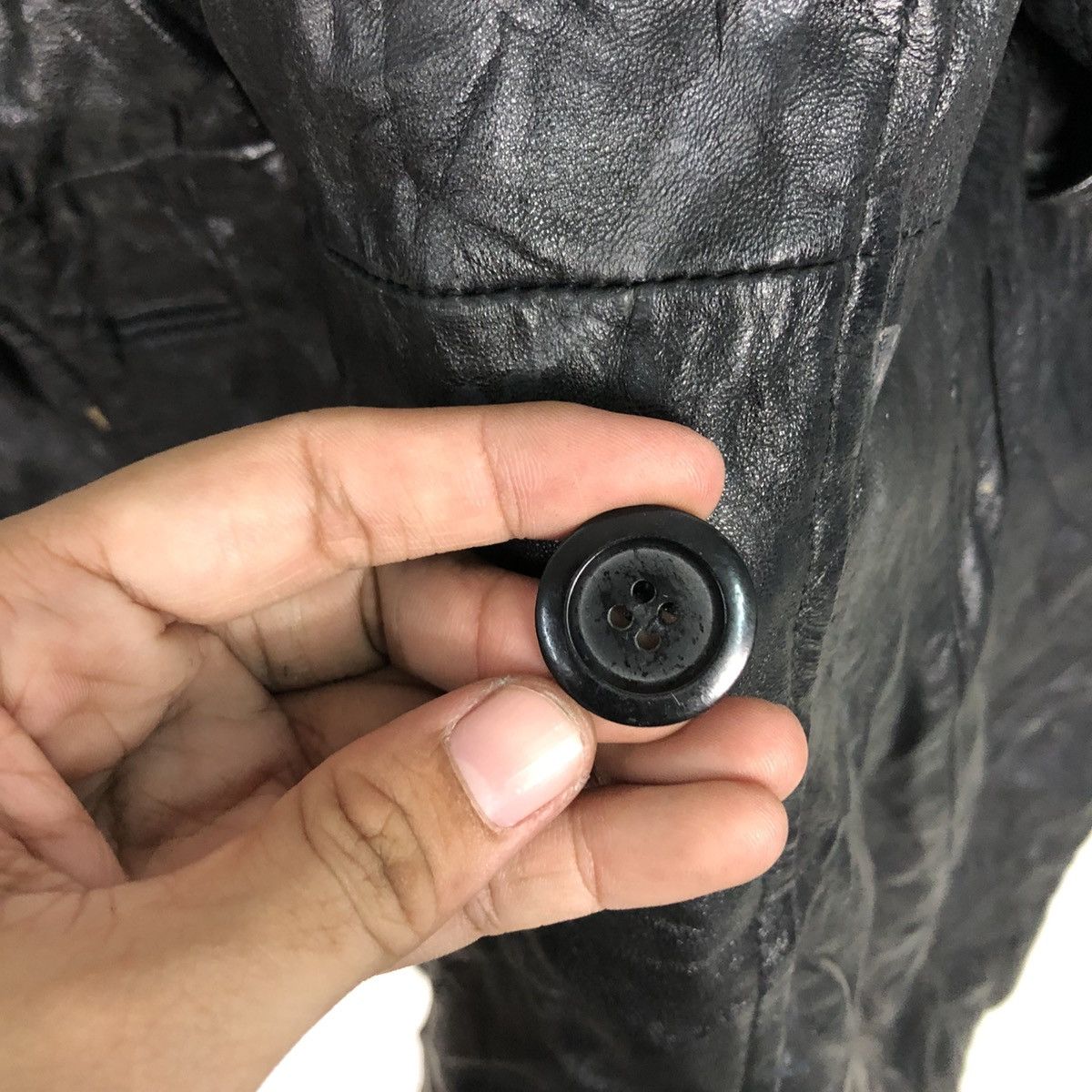 Pelle Pelle 📌Vintage Biker Leather Jacket Gullit Men Issey Miyake Size US M / EU 48-50 / 2 - 18 Thumbnail