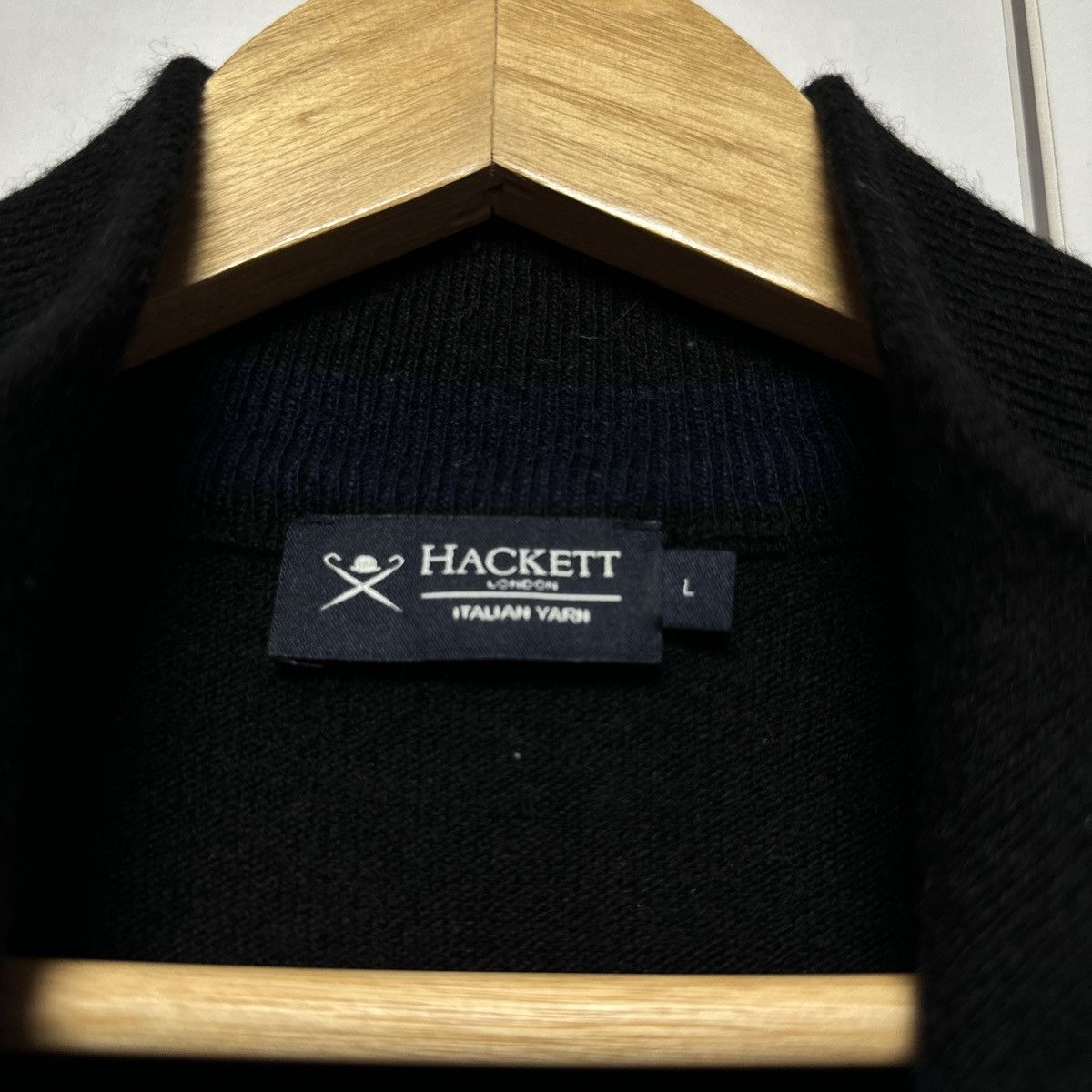 Hackett Hackett men's wool sweater Size US L / EU 52-54 / 3 - 7 Thumbnail