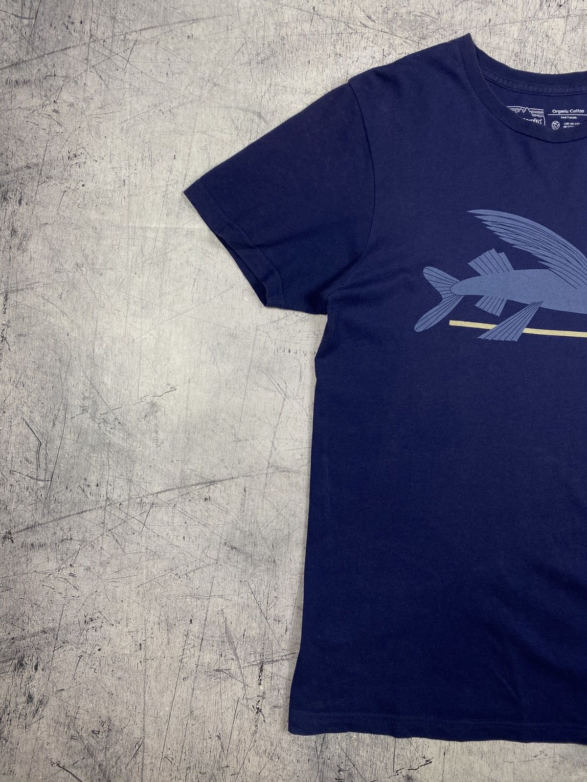Patagonia Patagonia Organic Cotton Graphic T-Shirt Slim Fit Navy Small Size US S / EU 44-46 / 1 - 3 Thumbnail