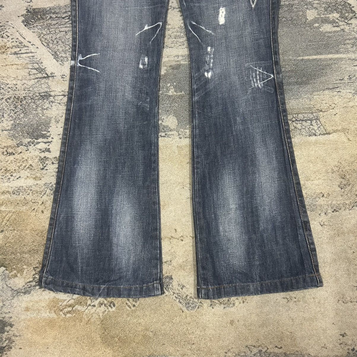Blue Blue Japan Vintage Japan Blow By Blue Navajo Embroidary Flare Jeans Size US 29 - 3 Thumbnail