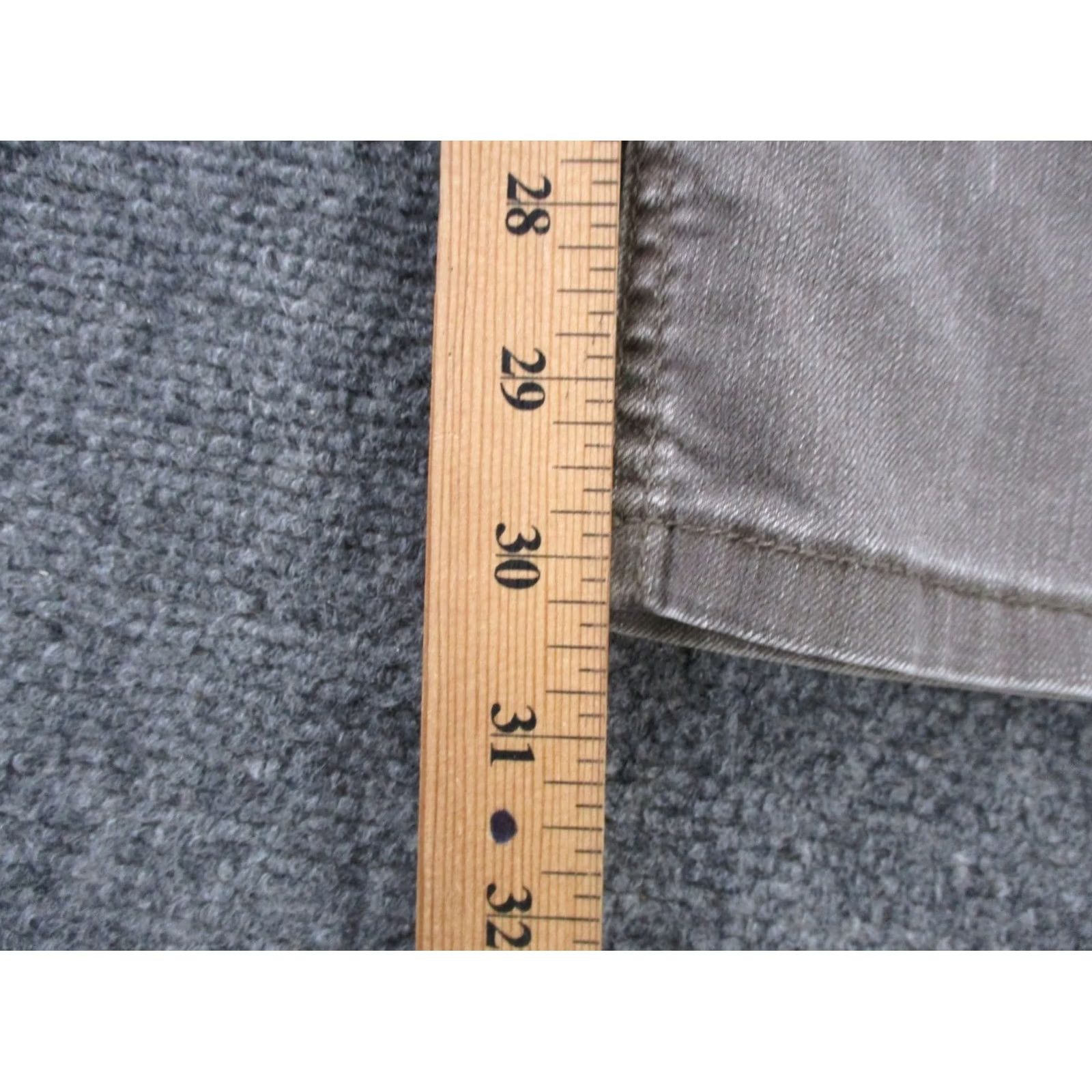 Prana prAna Pants Mens 32 x 30 Beige Slim Fit Denim Stretch Casual Straight Pants Size US 32 / EU 48 - 4 Thumbnail