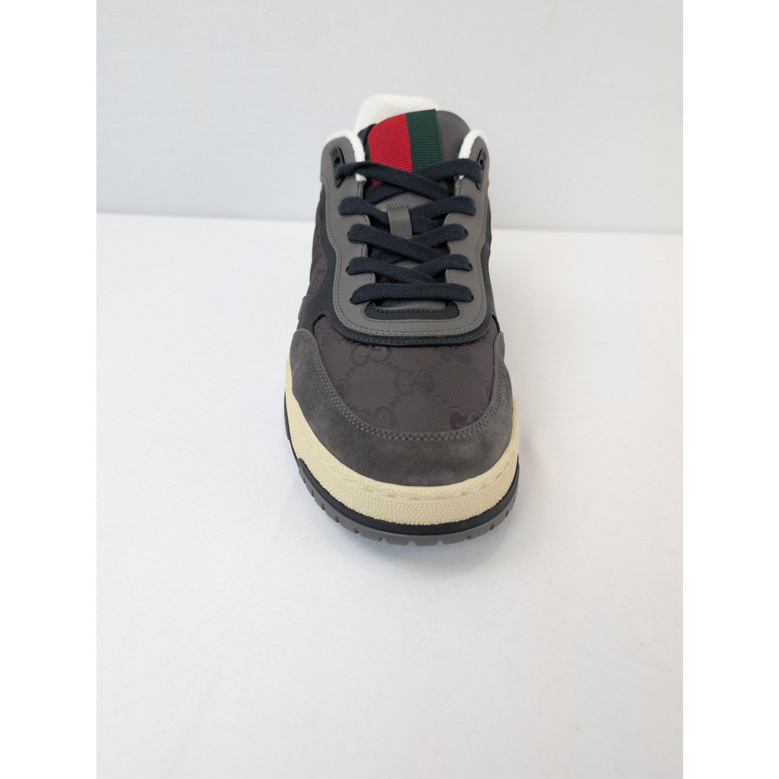 Gucci o1rshd1 GG nylon with suede and leather trims sneakers Size US 11.5 / EU 44-45 - 14 Thumbnail