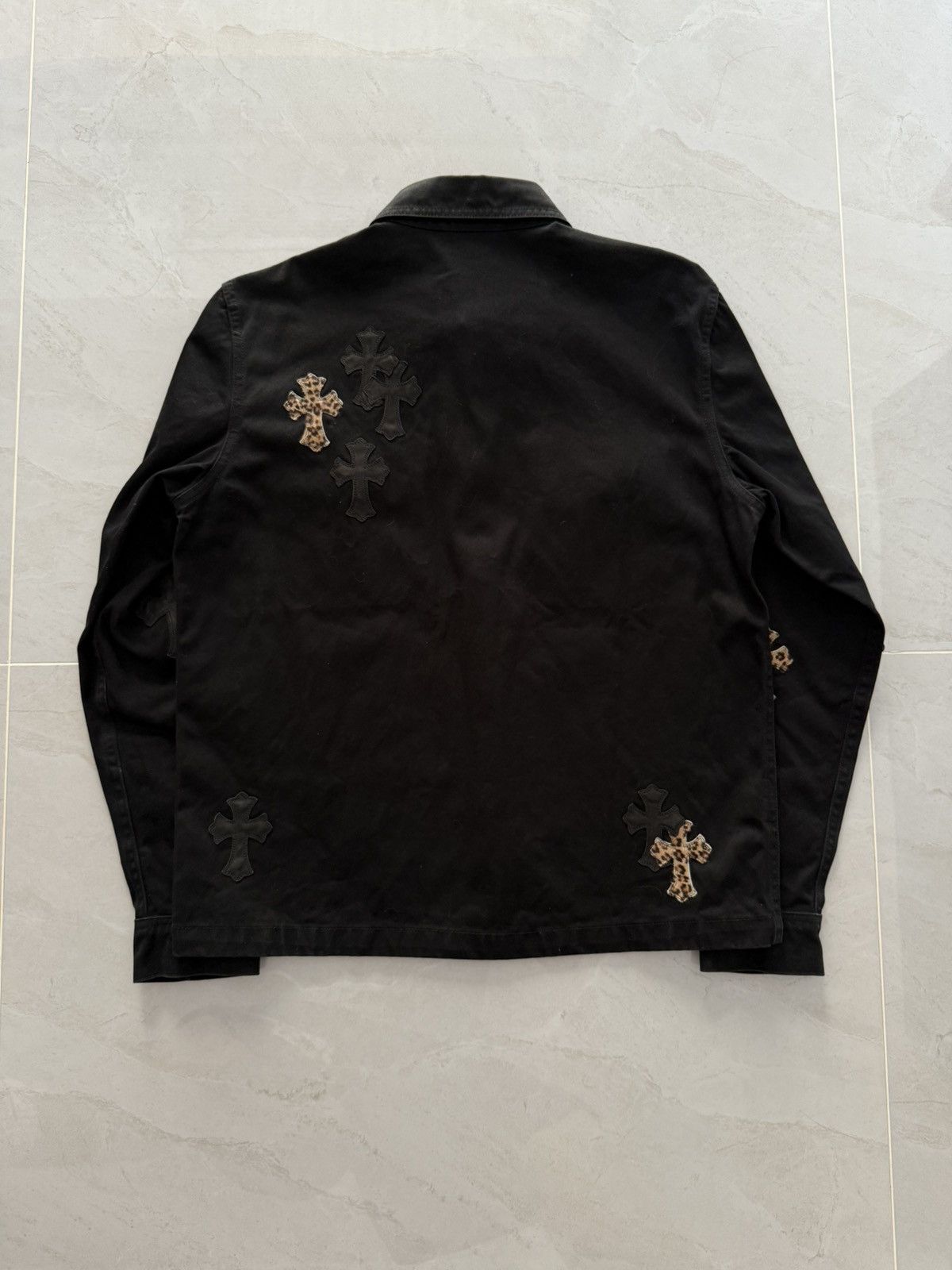 Chrome Hearts Chrome Hearts Black Cheetah Patched Workdog Jacket Sz.M Size US M / EU 48-50 / 2 - 4 Thumbnail