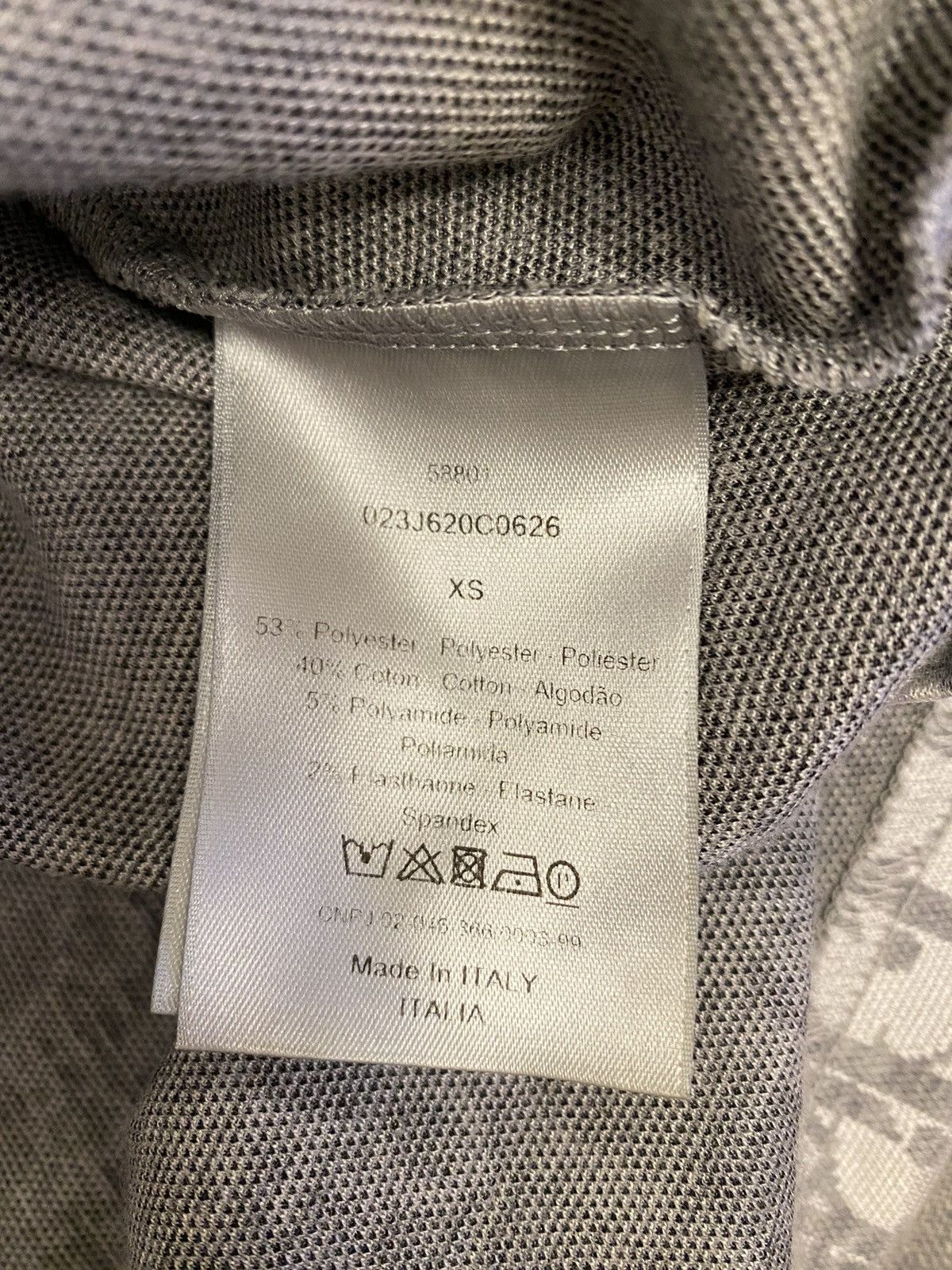 Daniel Arsham × Dior Dior x Daniel Arsham grey oblique long sleeve t shirt XS Size US XS / EU 42 / 0 - 5 Thumbnail
