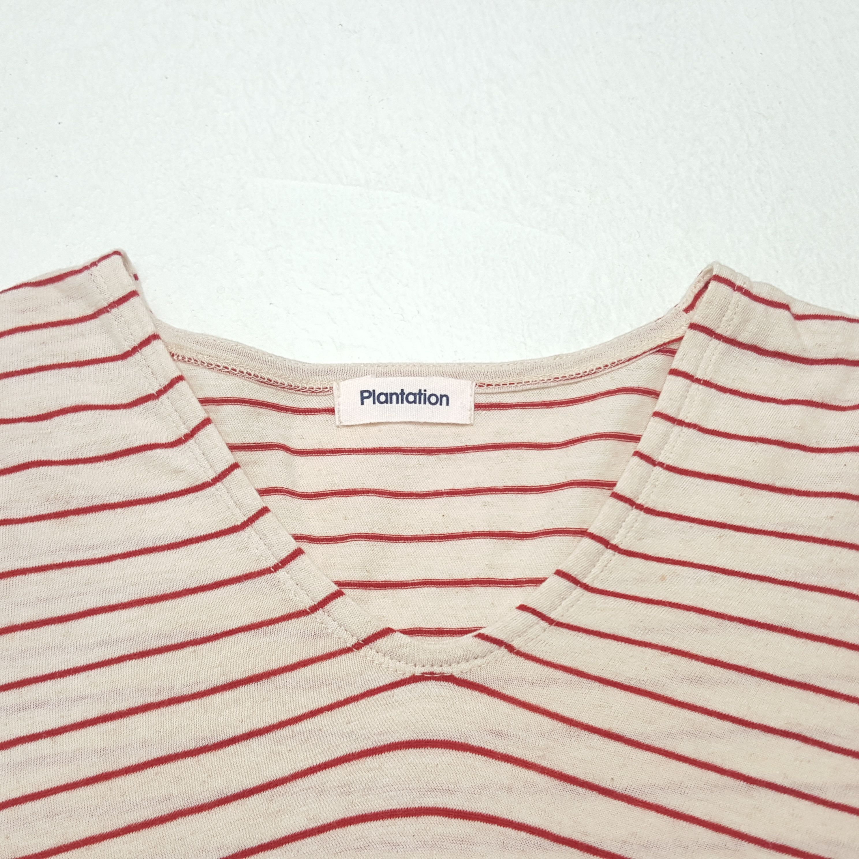 Issey Miyake × Japanese Brand × Vintage Vintage Plantation by Issey Miyake Striped Women Shirt Size M / US 6-8 / IT 42-44 - 3 Thumbnail