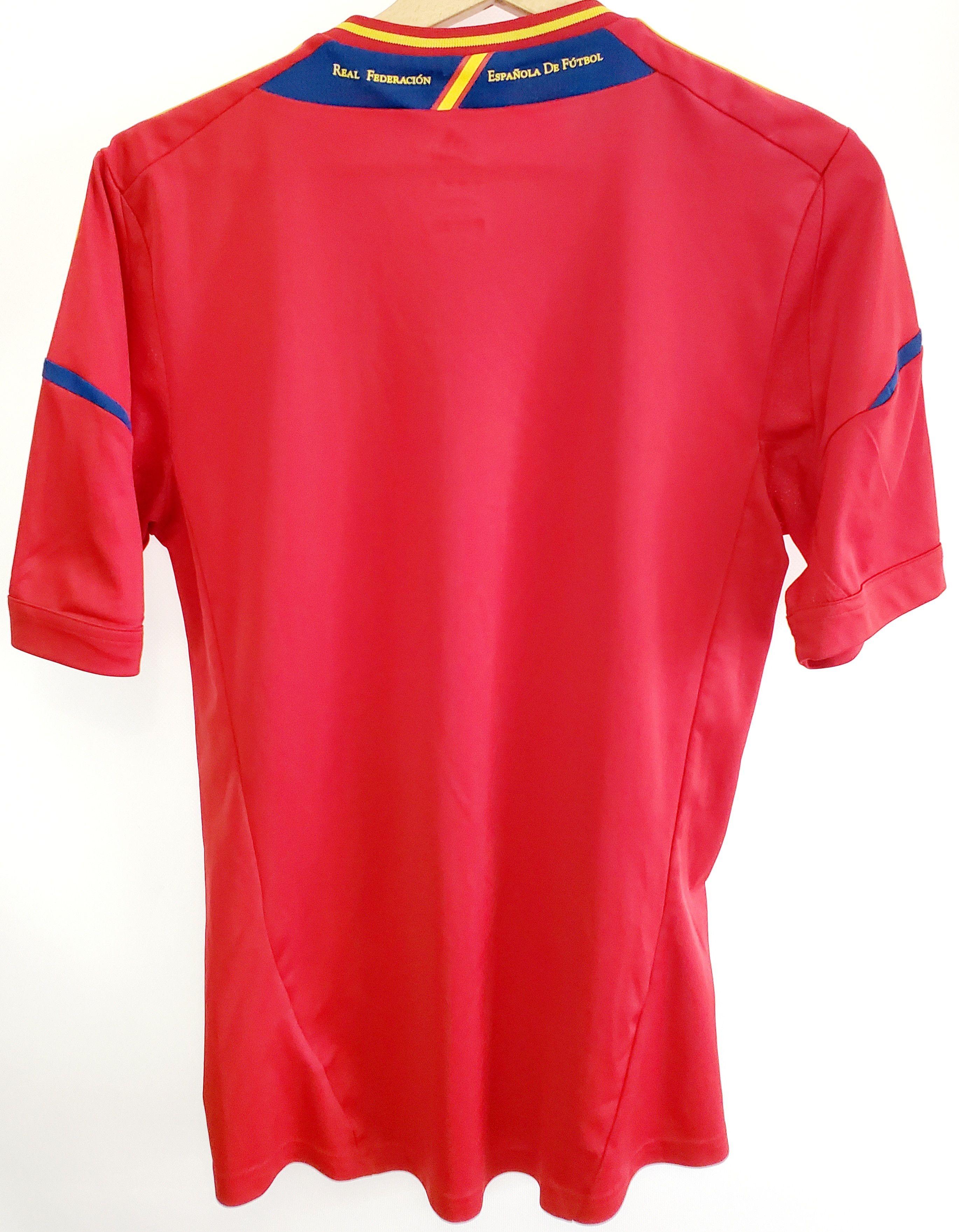 Adidas SPAIN Home 2012 2013 soccer jersey ideal condition size S Size US S / EU 44-46 / 1 - 5 Thumbnail