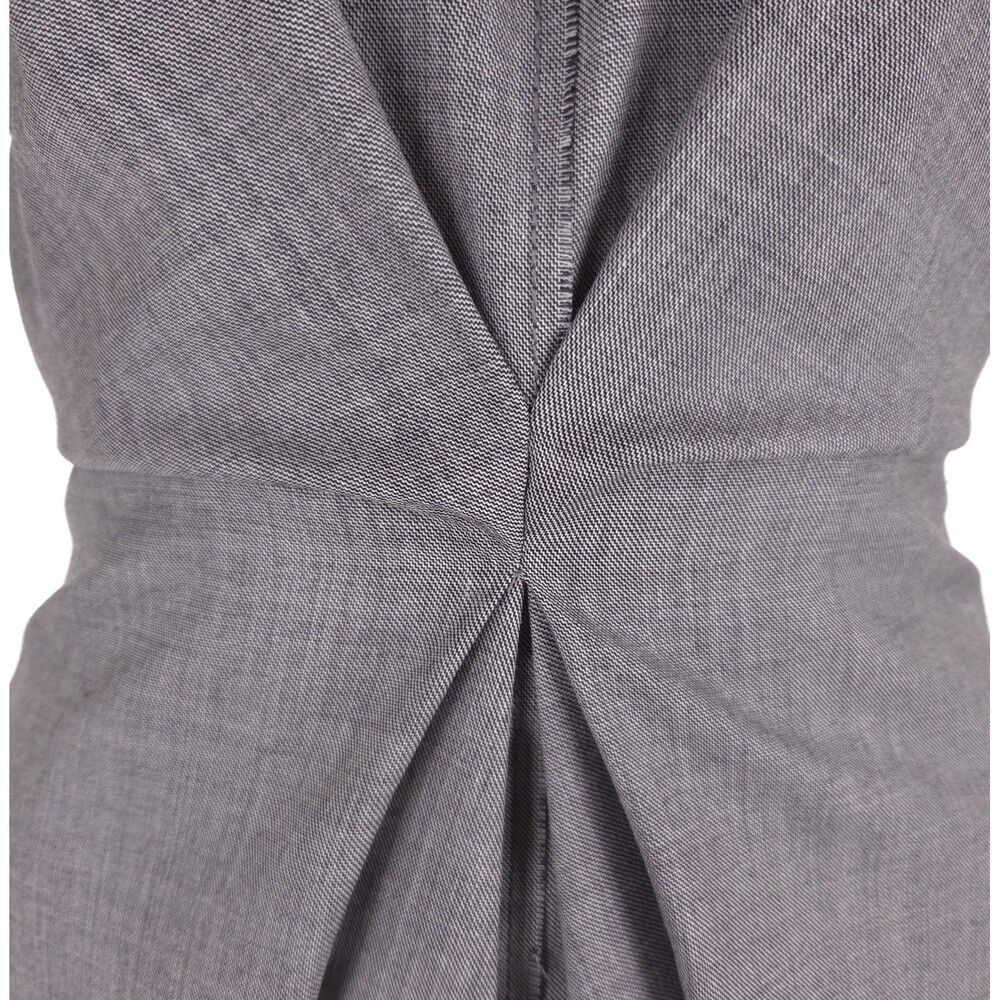 Loewe Loewe Draped Dress Size 32 XXS 00 Gray Wool $1850 Size XXS / US 00 / IT 34 - 6 Thumbnail