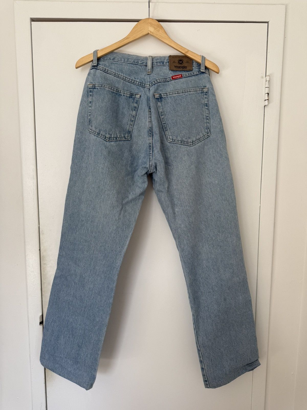 Wrangler Wrangler Cowboy Print Light Wash Regular Fit Jeans Size US 32 / EU 48 - 4 Thumbnail