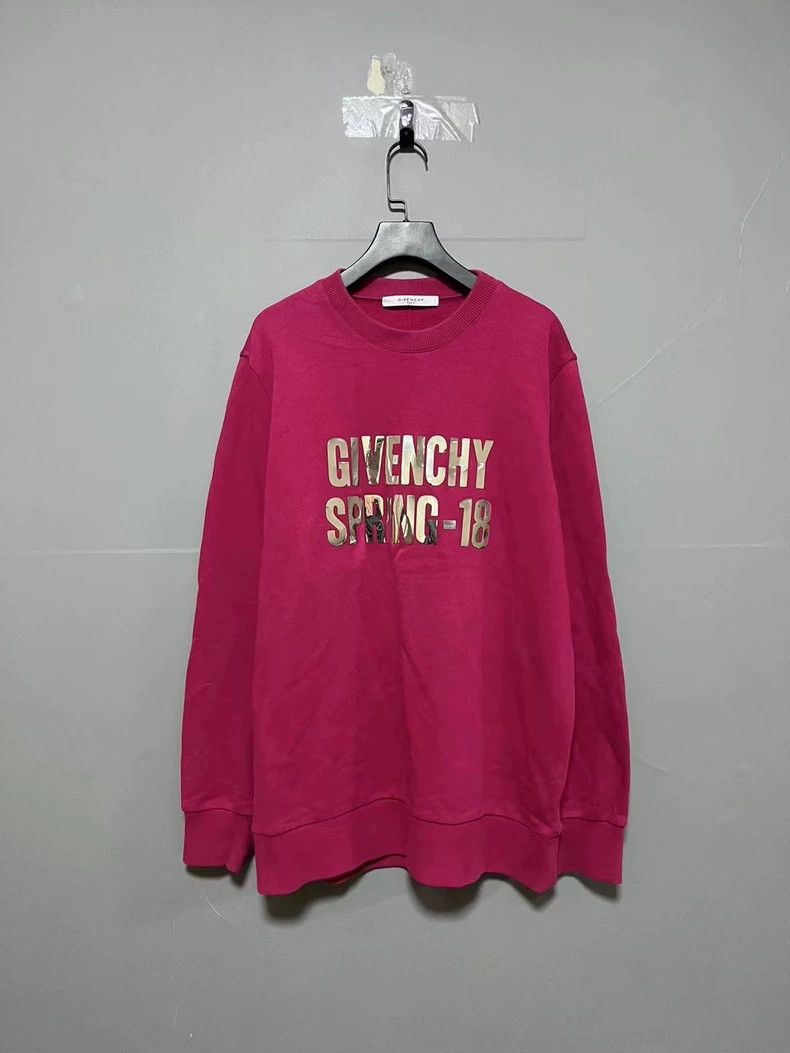 Givenchy Givenchy Sequined Logo Hoodie M Size Size US M / EU 48-50 / 2 - 1 Thumbnail