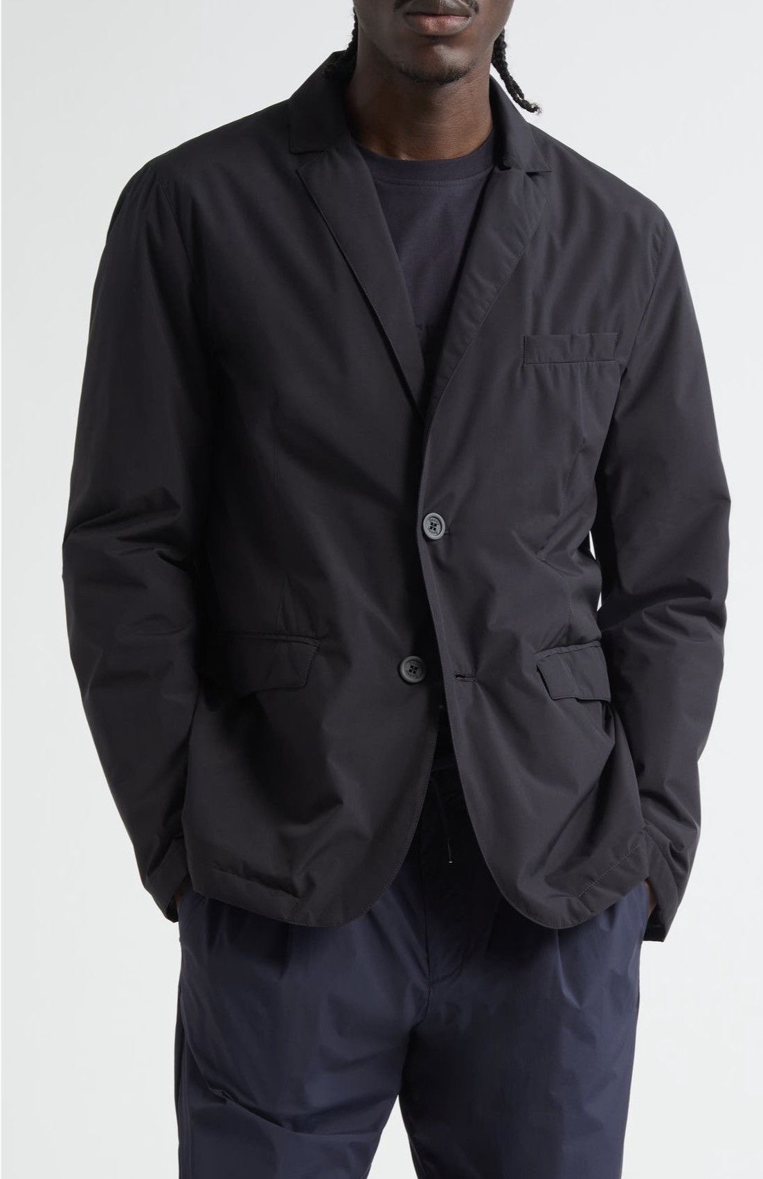 Herno Herno mens sport jacket 52 waterproof navy NWT Size US L / EU 52-54 / 3 - 1 Thumbnail
