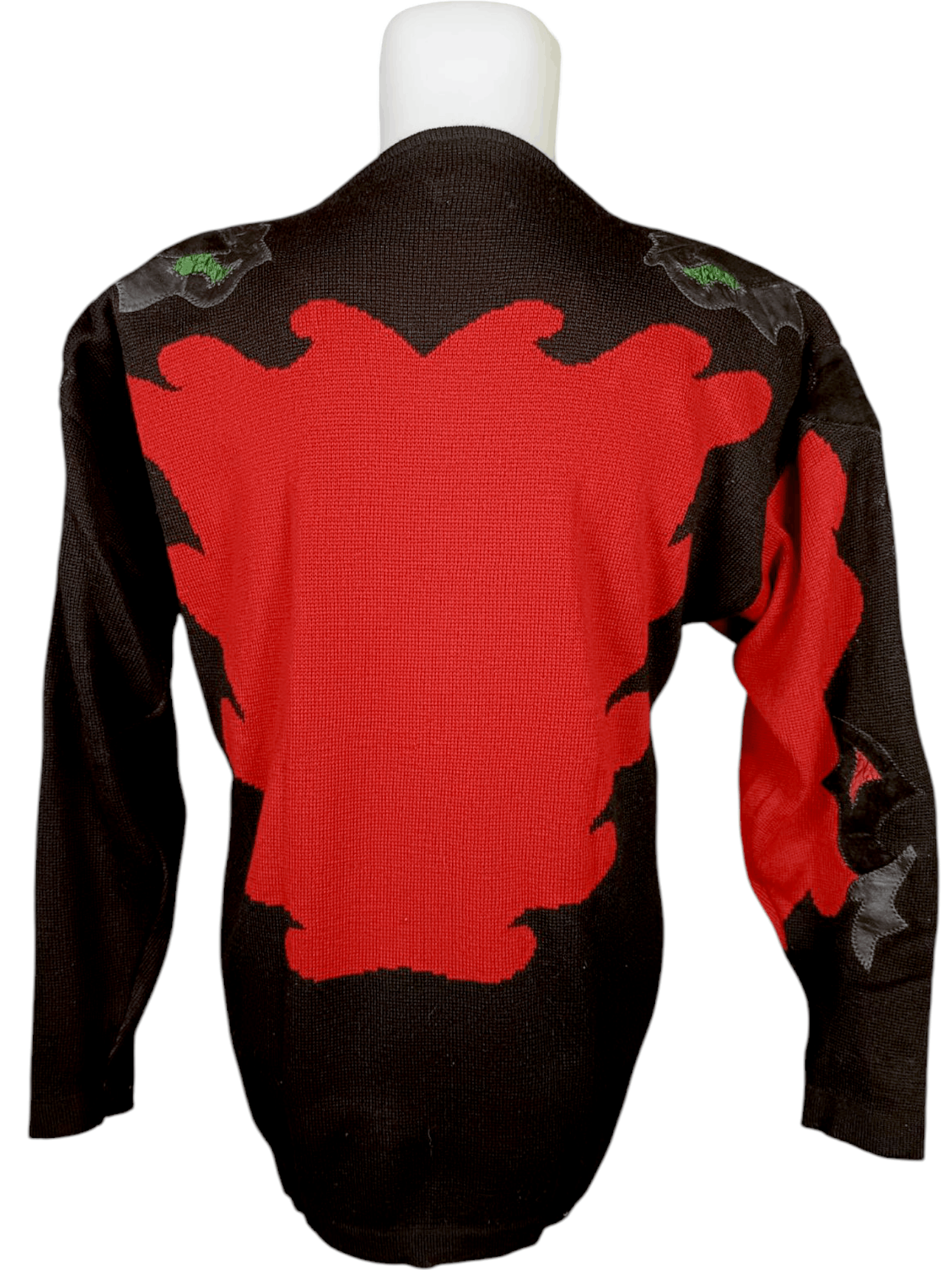 Japanese Brand Crazy Vintage Place Vendome leather Knit Crewneck Sweater Size US L / EU 52-54 / 3 - 2 Thumbnail