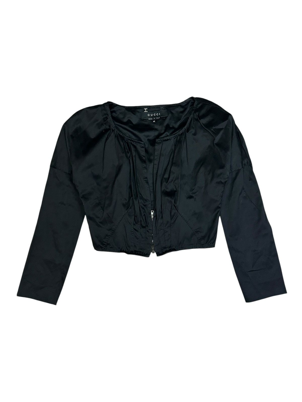 Gucci S/S 03 Tom Ford Pleated Jacket Size S / US 4 / IT 40 - 2 Thumbnail