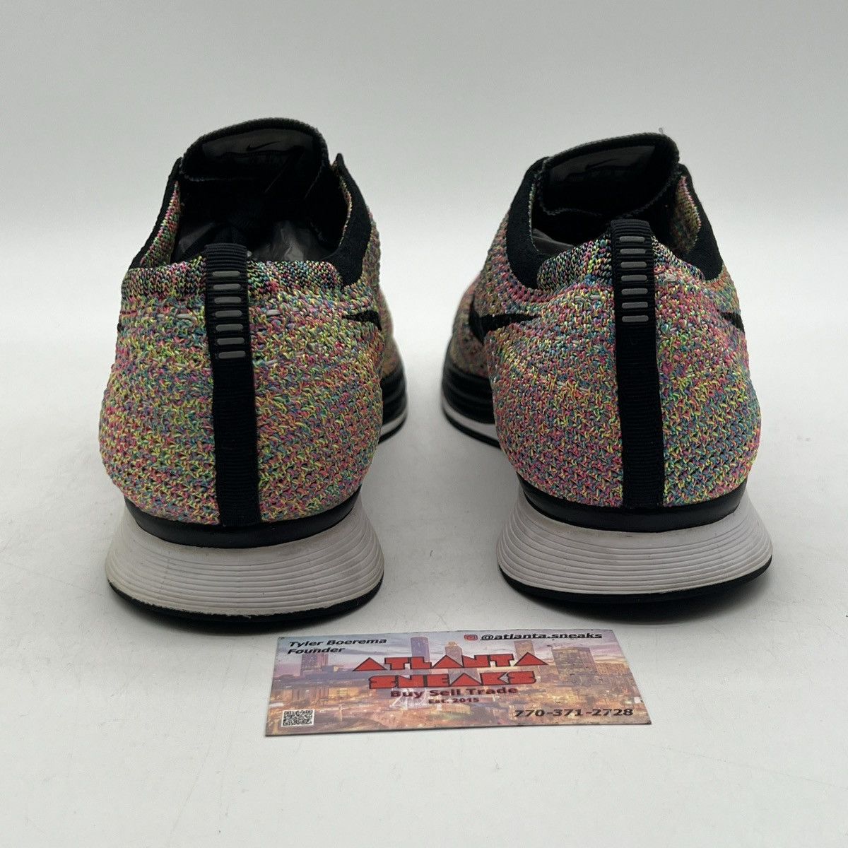 Nike Flynit racer multicolor Size US 13 / EU 46 - 3 Thumbnail