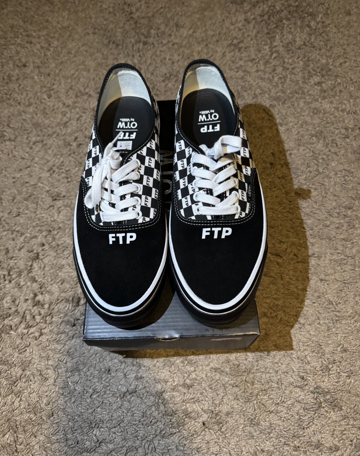 Fuck The Population FTP x Authentic 44 “Checkerboard” Vans  display picture 1