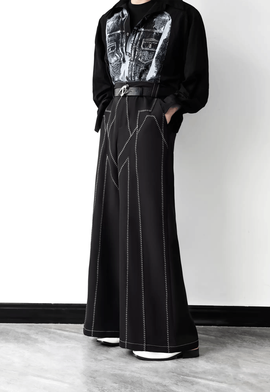 Other Men’s Futuristic stitched trousers Size US 30 / EU 46 - 3 Thumbnail