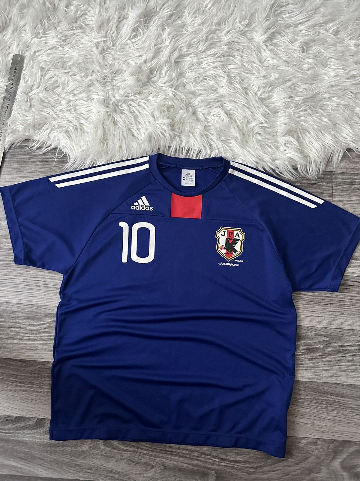 Adidas Adidas Japan 2009 Nakamura Home Jersey vintage hype bloke Size US M / EU 48-50 / 2 - 1 Thumbnail