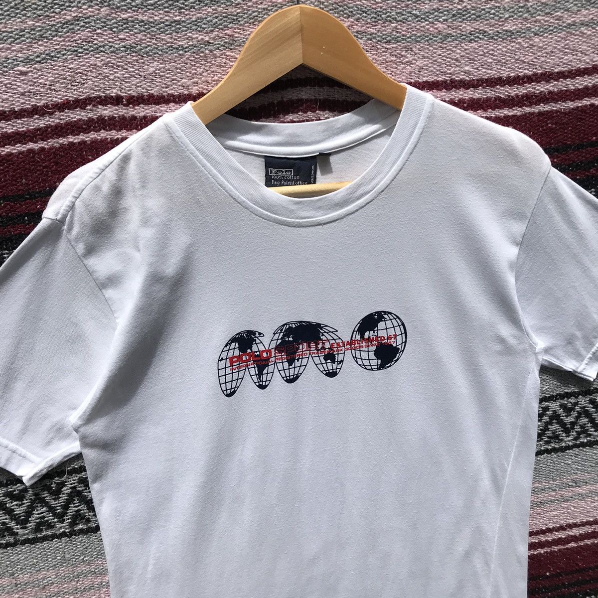 Vintage Vintage Polo Sport .Established 67 Shirt Polo Ralph Lauren Size US S / EU 44-46 / 1 - 4 Thumbnail