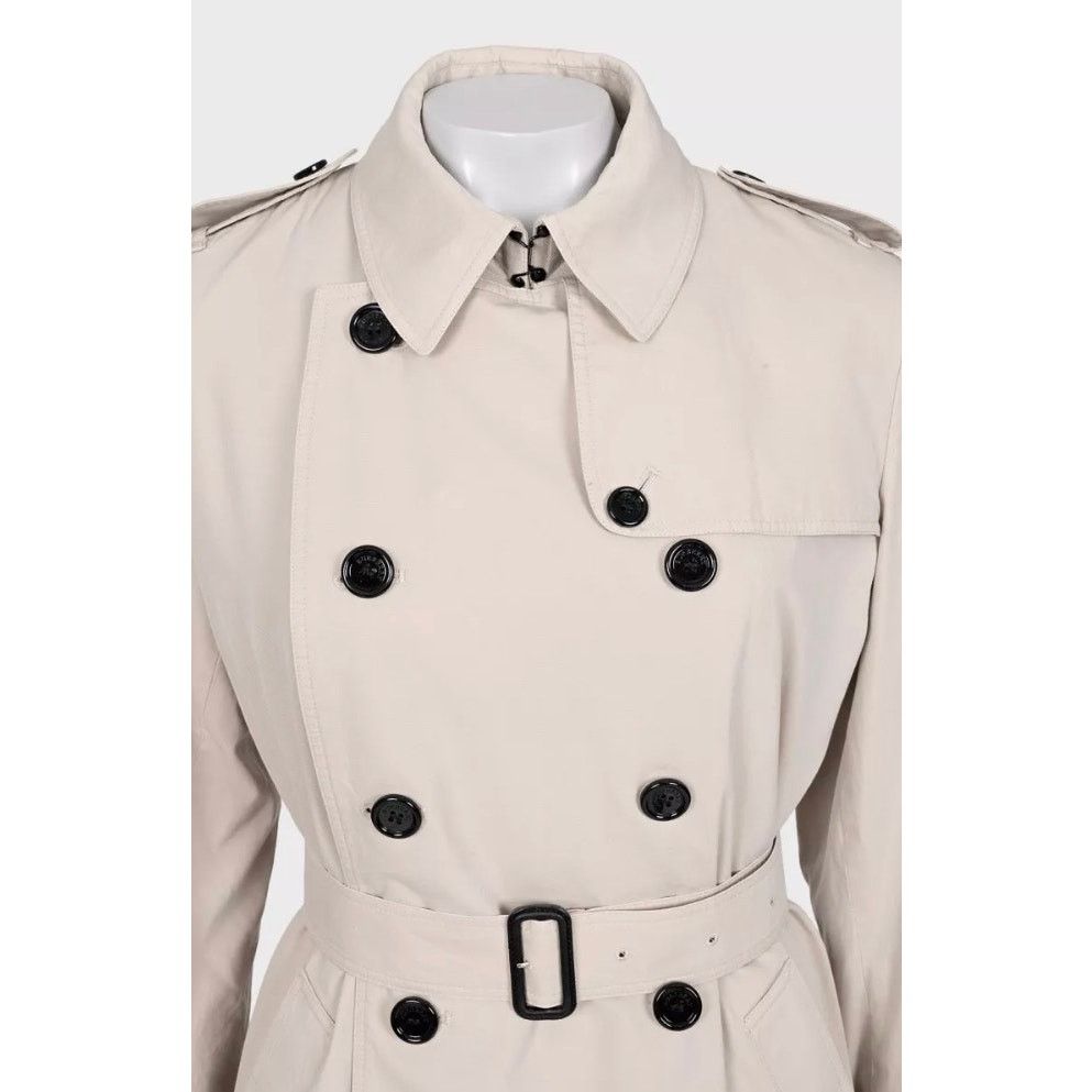 Burberry Burberry White Double-Breasted Trench Coat XL Size XL / US 12-14 / IT 48-50 - 4 Thumbnail