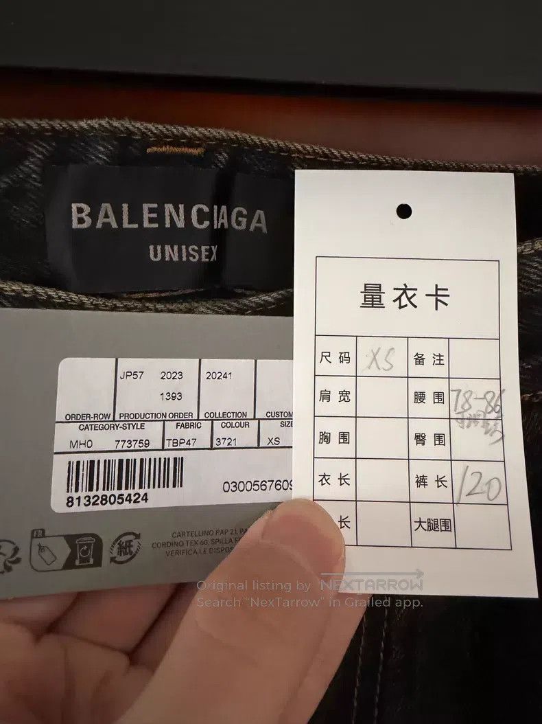 Balenciaga Balenciaga size XS Cargo Denim Pants Size US 27 - 3 Thumbnail