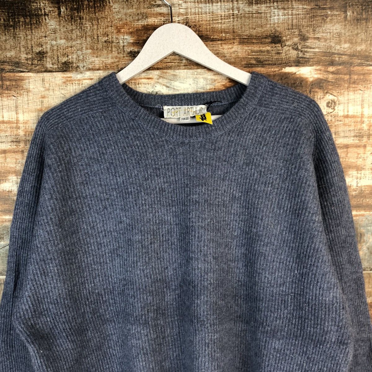 Homespun Knitwear × Japanese Brand Port Arthur Blue vintage Knitwear #A2236 Size US L / EU 52-54 / 3 - 5 Thumbnail