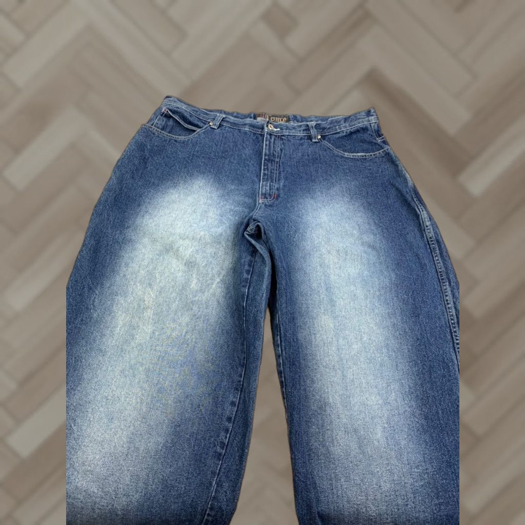 Denime VINTAGE Delf Denim Jeans Mens 44x34 Blue Baggy Skater Goth Y2K 11396 Size US 44 / EU 60 - 1 Thumbnail
