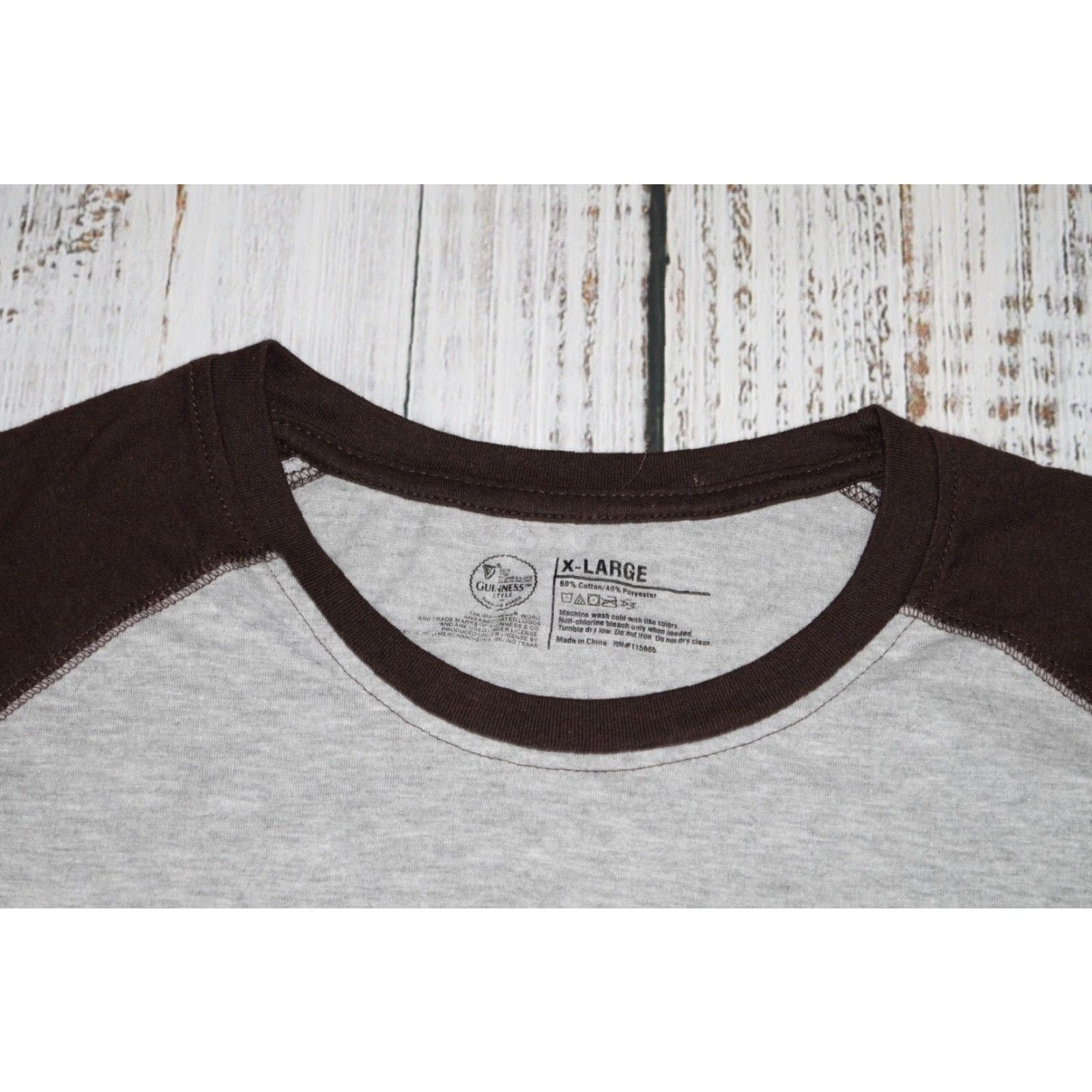 Vintage GUINNESS SHIRT Men's T-Shirt Brown Gray Spello ut Beer Bar Graphic Tee XL Crew Neck Short Sleeve Knit Cotton Logo 90s IPA Beer Mens Size US XL / EU 56 / 4 - 2 Thumbnail