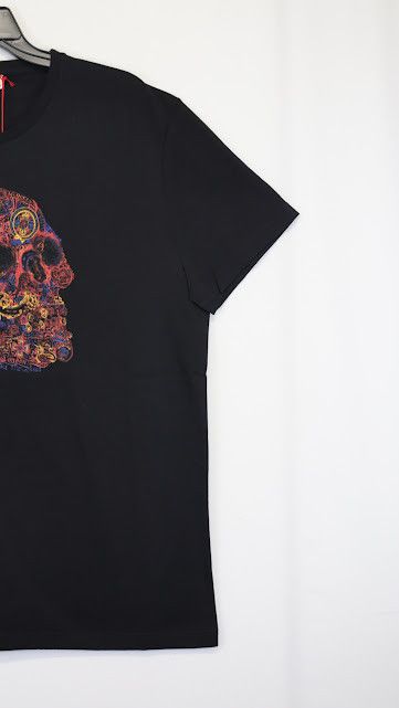 Alexander McQueen o1rshd1 T-Shirt in Black Size US L / EU 52-54 / 3 - 3 Thumbnail