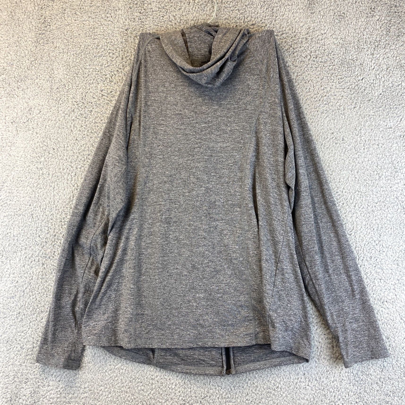 Vintage RBX Live Life Active Hoodie Womens XL Gray Pullover Hooded Pockets Striped Size XL / US 12-14 / IT 48-50 - 7 Thumbnail