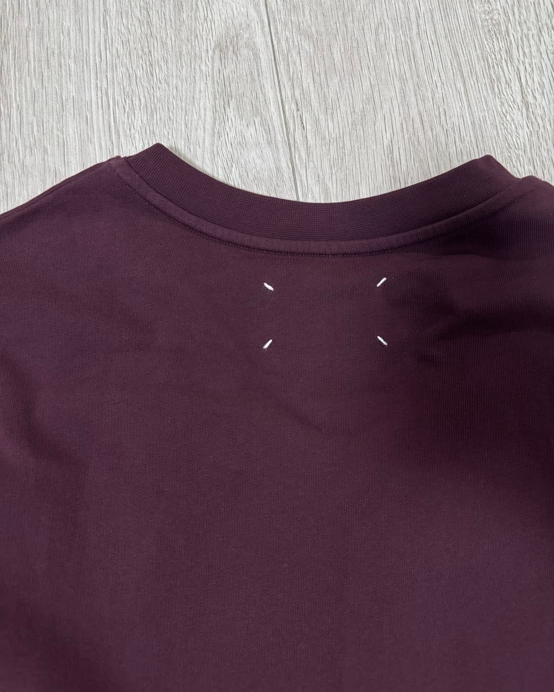 Maison Margiela Margiela Patchwork Irish Print Sweatshirt Burgundy Size US S / EU 44-46 / 1 - 4 Thumbnail